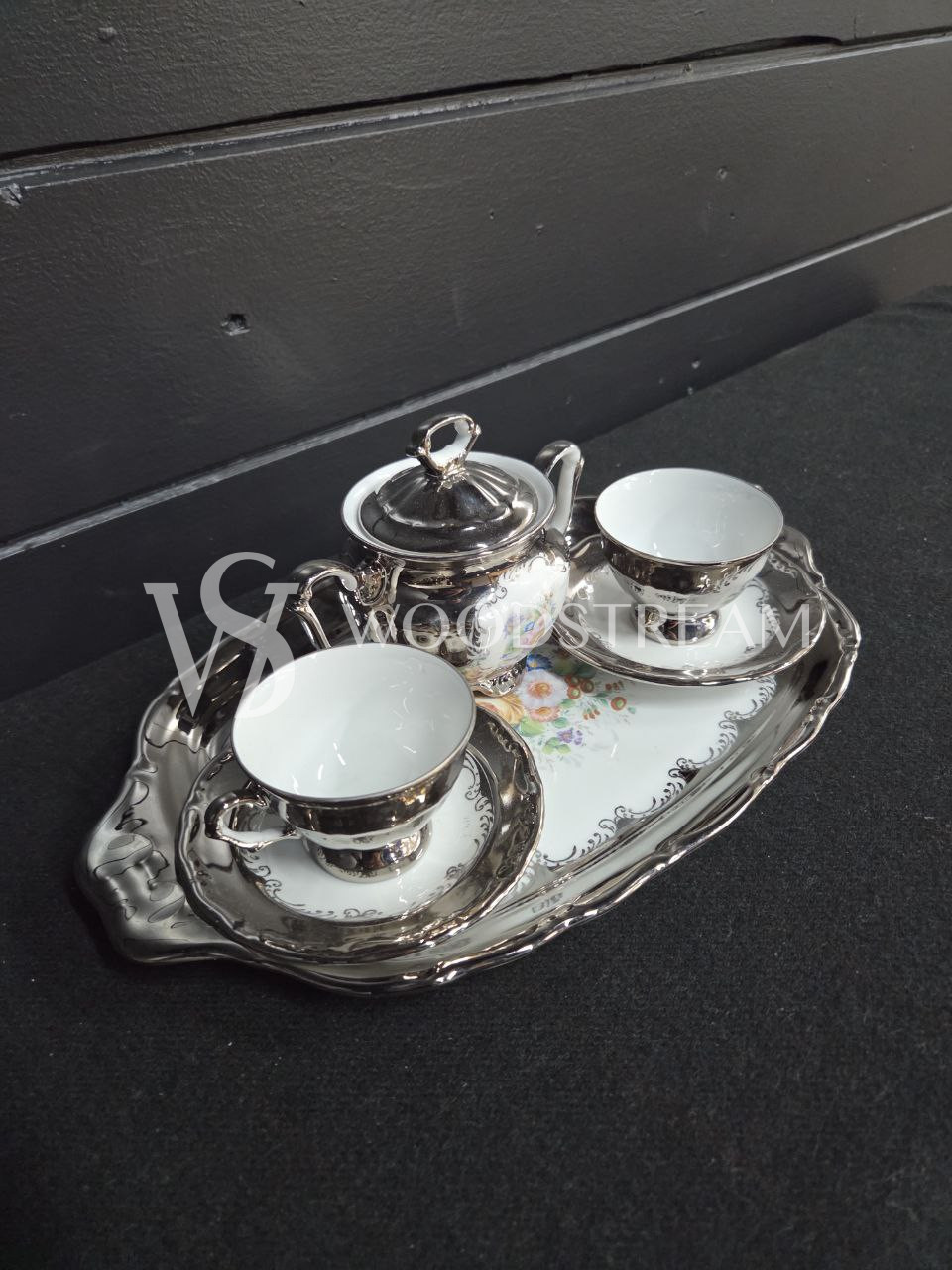 Сервиз чайный/кофейный на 2 персоны на подносе