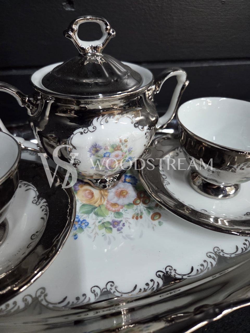 Сервиз чайный/кофейный на 2 персоны на подносе