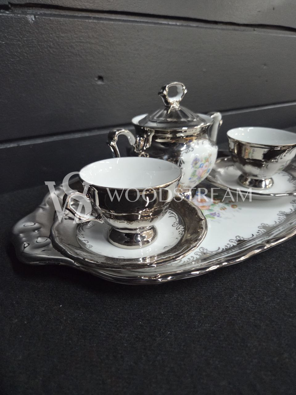 Сервиз чайный/кофейный на 2 персоны на подносе