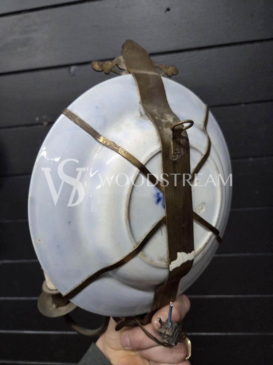 Бра с тарелкой декоративной винтажное 2 штуки