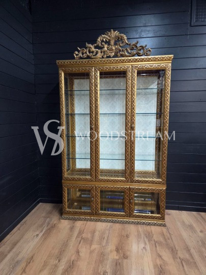 Витрина/Шкаф книжный винтажный