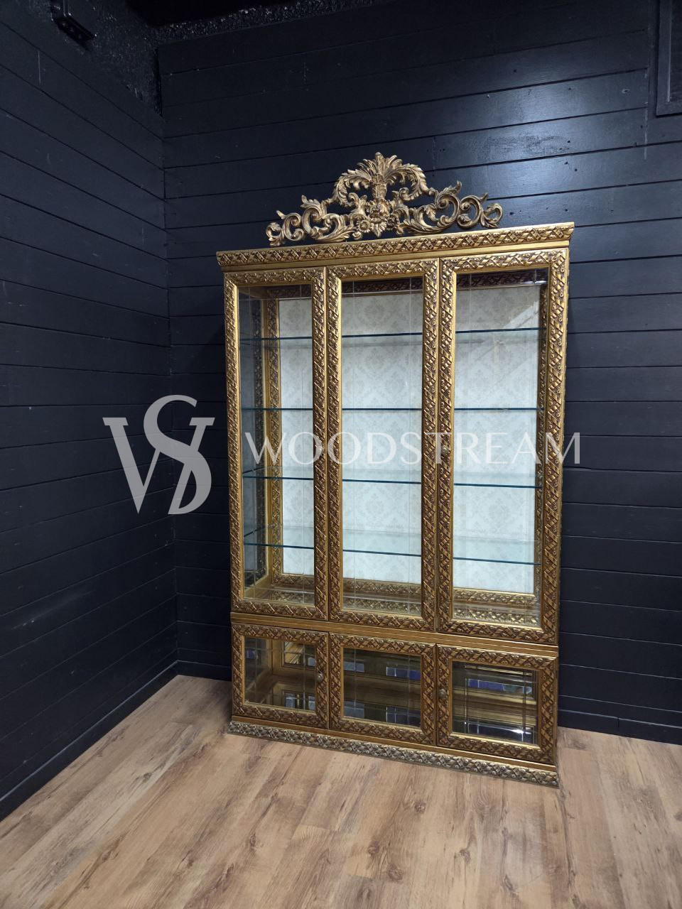 Витрина/Шкаф книжный винтажный