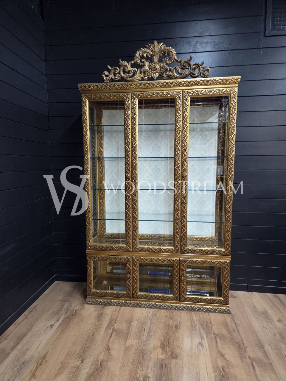 Витрина/Шкаф книжный винтажный