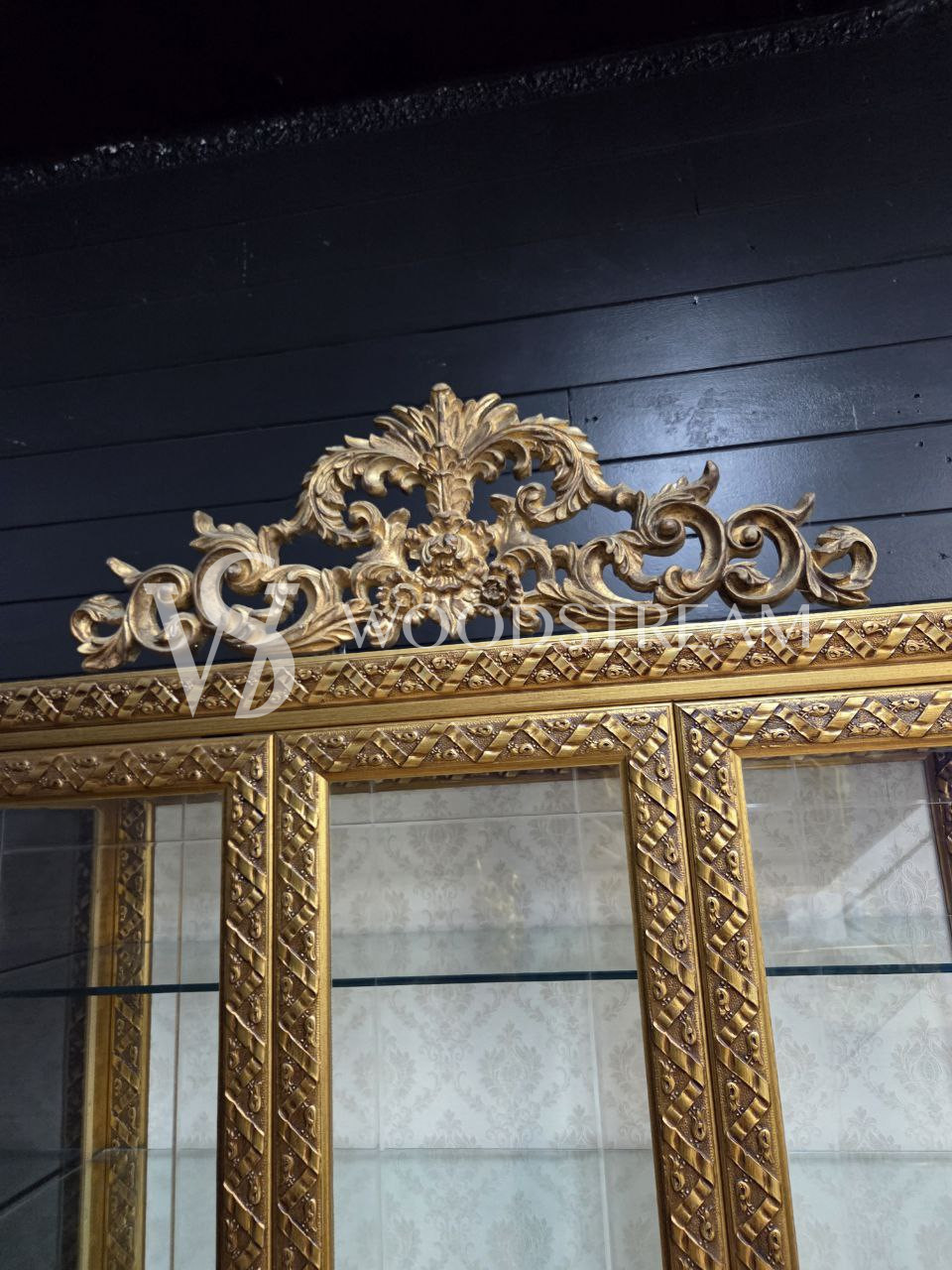 Витрина/Шкаф книжный винтажный