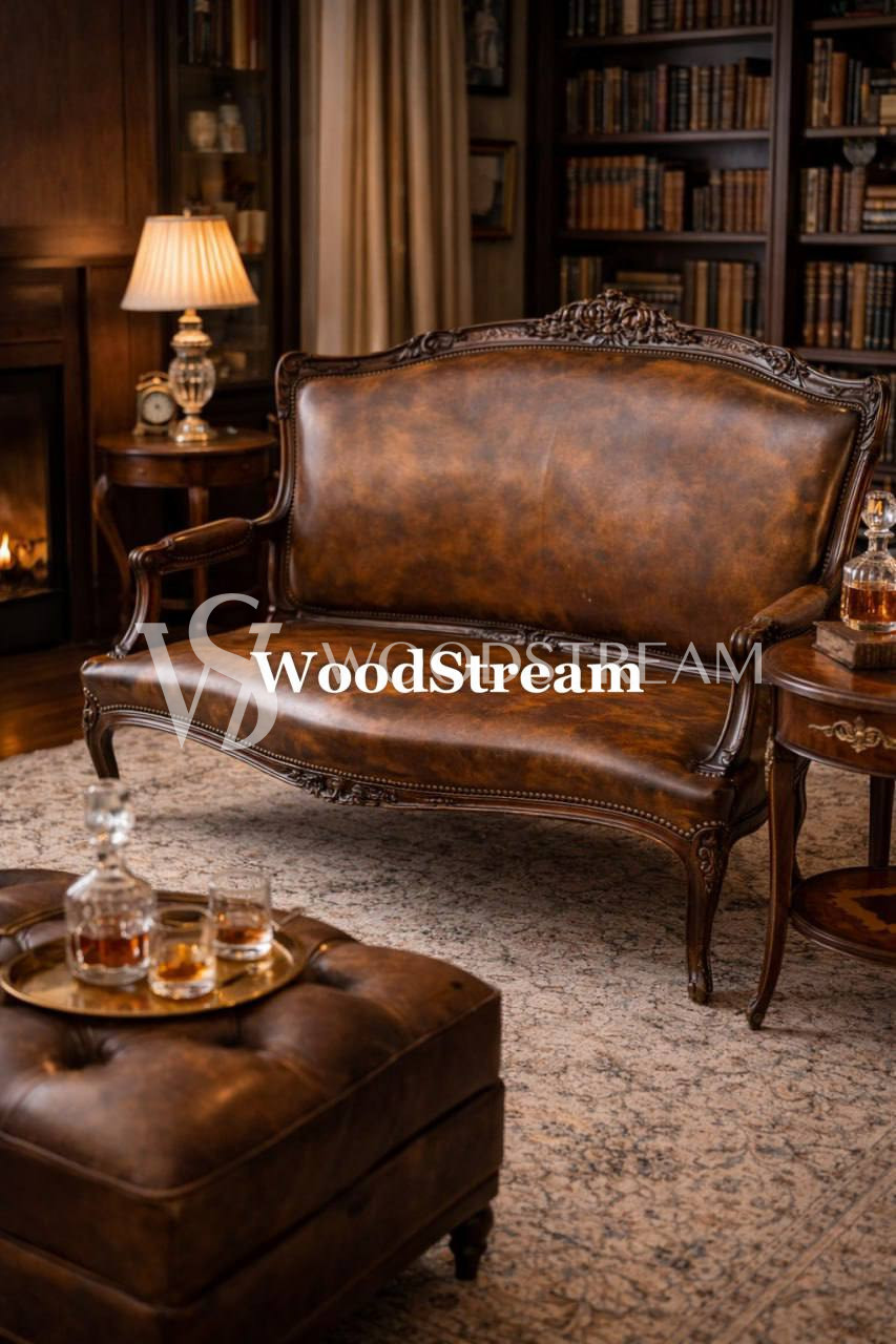 Диван в стиле Людовика XV