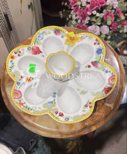 Тарелка/Подставка для яиц сервировочная пасхальная