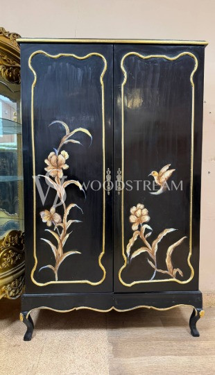 Шкаф платяной в стиле шинуазри