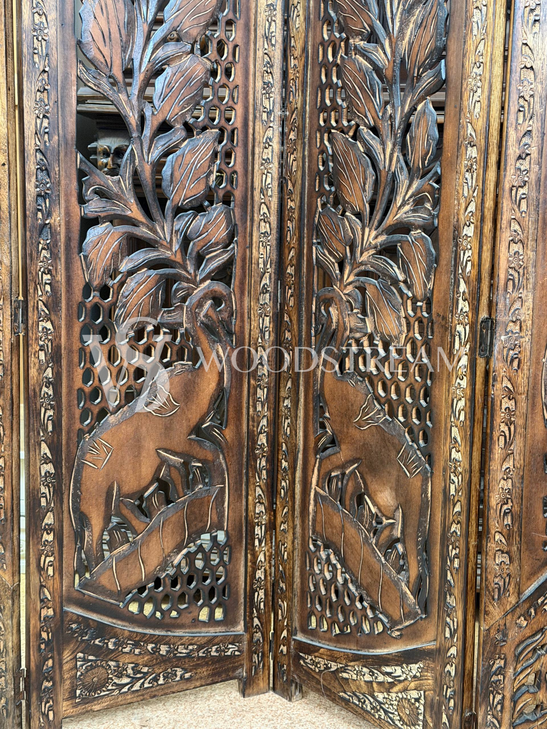 Ширма в восточном стиле