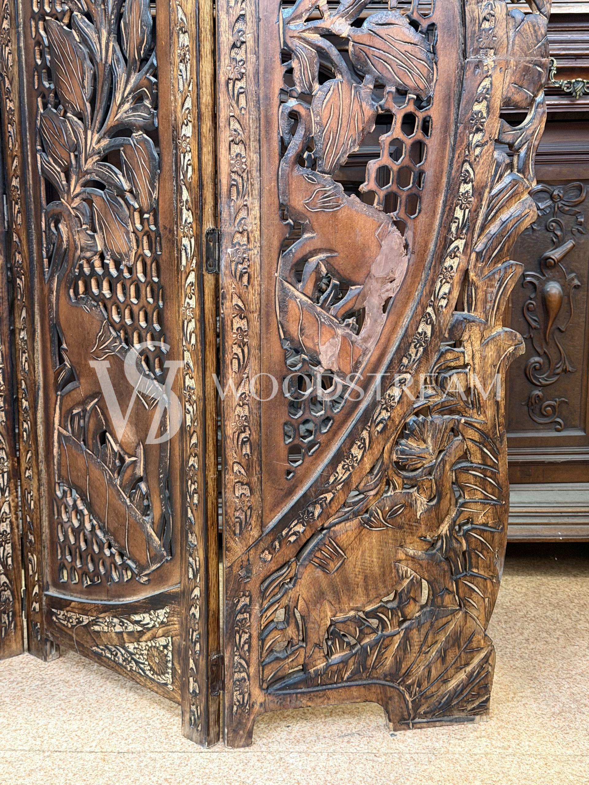 Ширма в восточном стиле