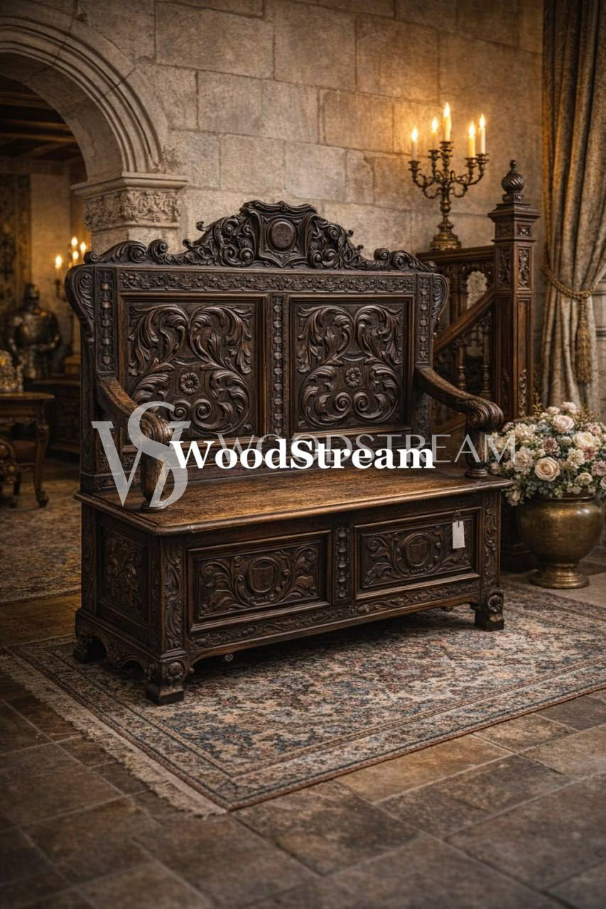 Скамья/Лавка в стиле ренессанс