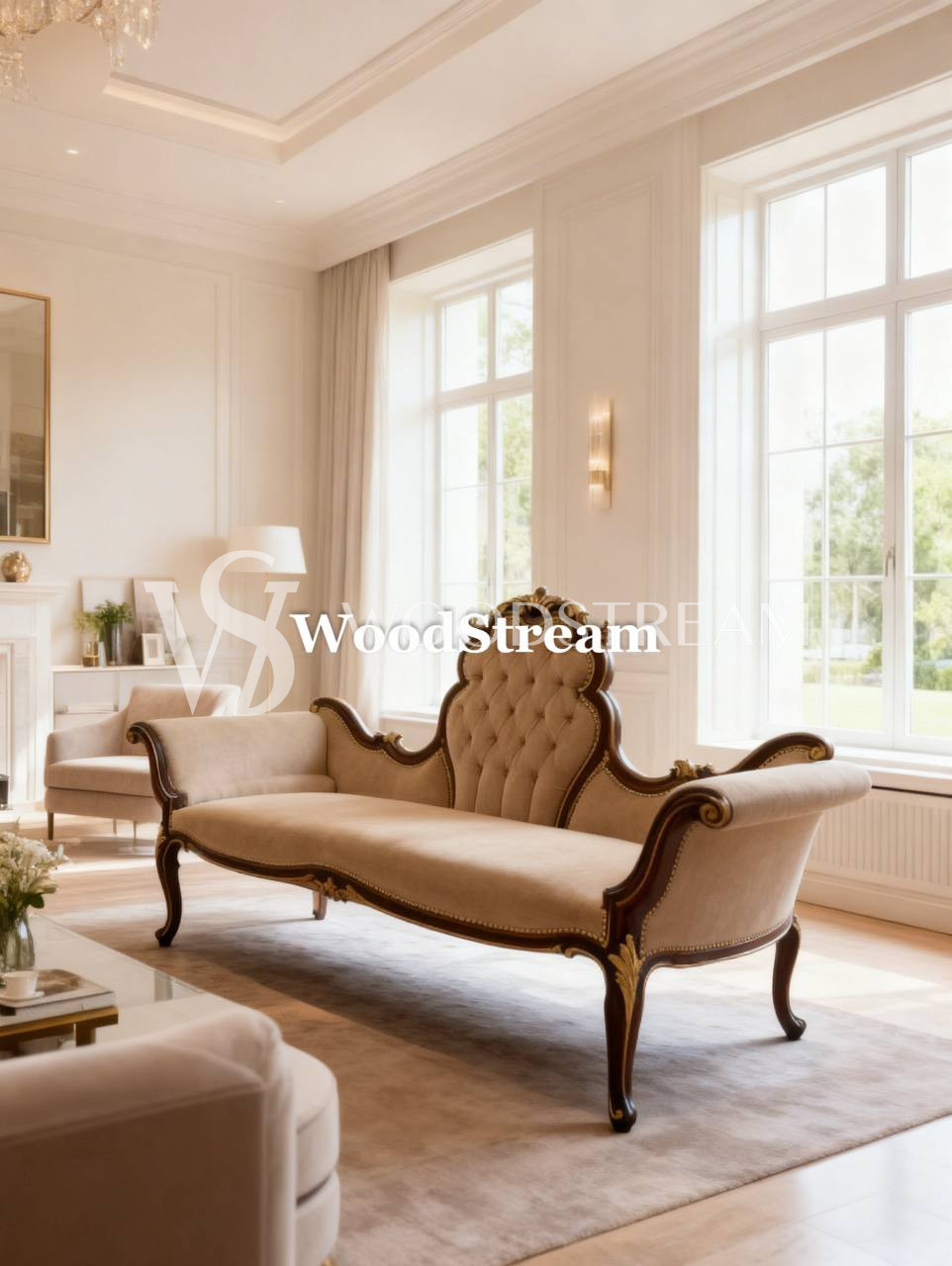 Диван/Софа/Банкетка в стиле Людовика XV