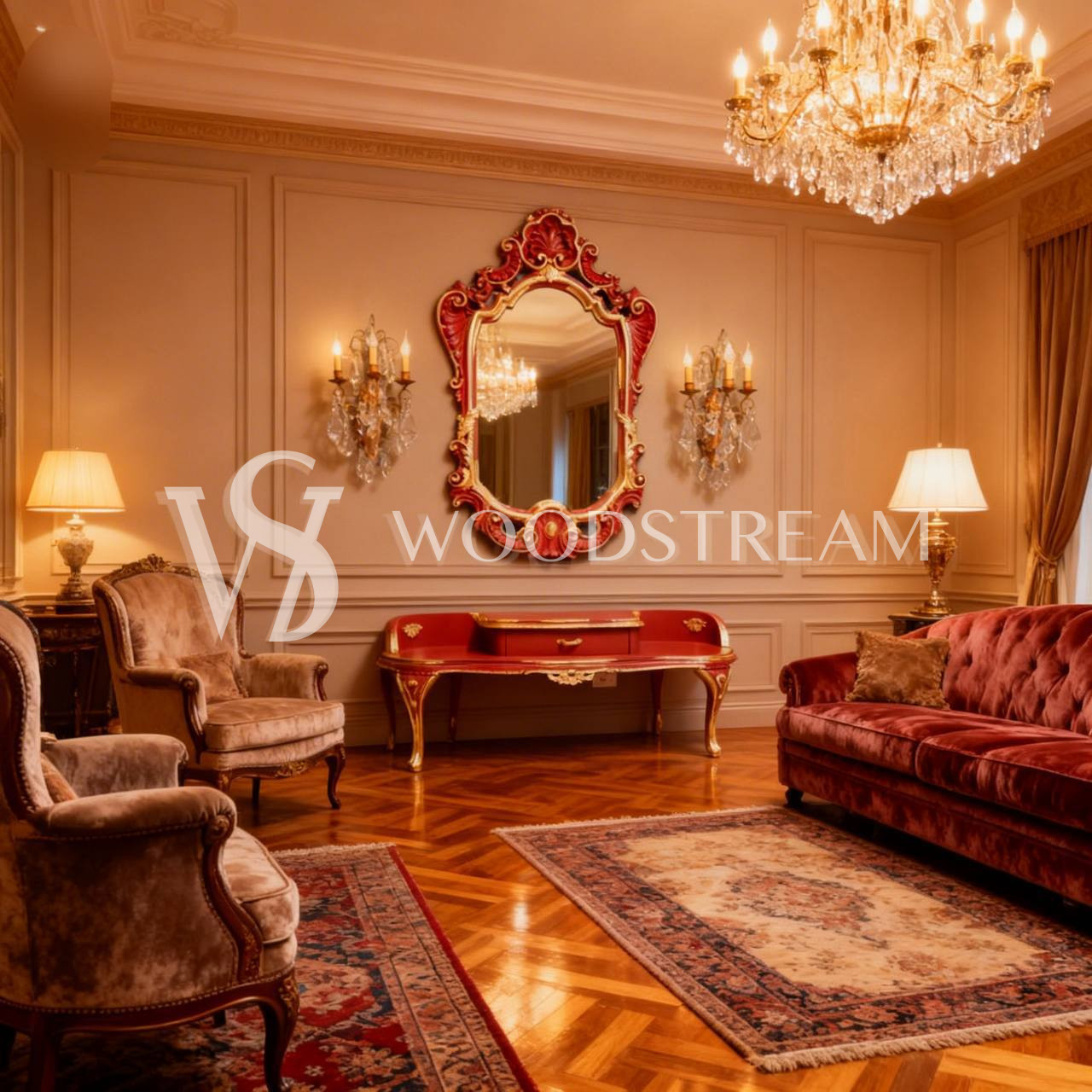 Комплект для прихожей: консоль/стол и зеркало