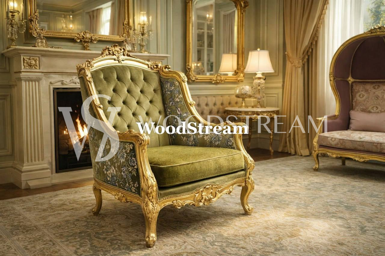 Кресло в стиле венецианского барокко