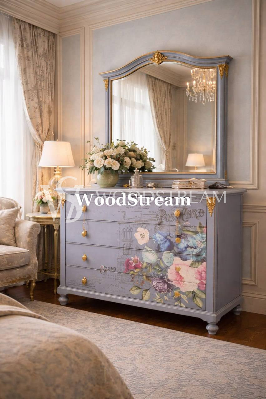 Комод и зеркало винтажное