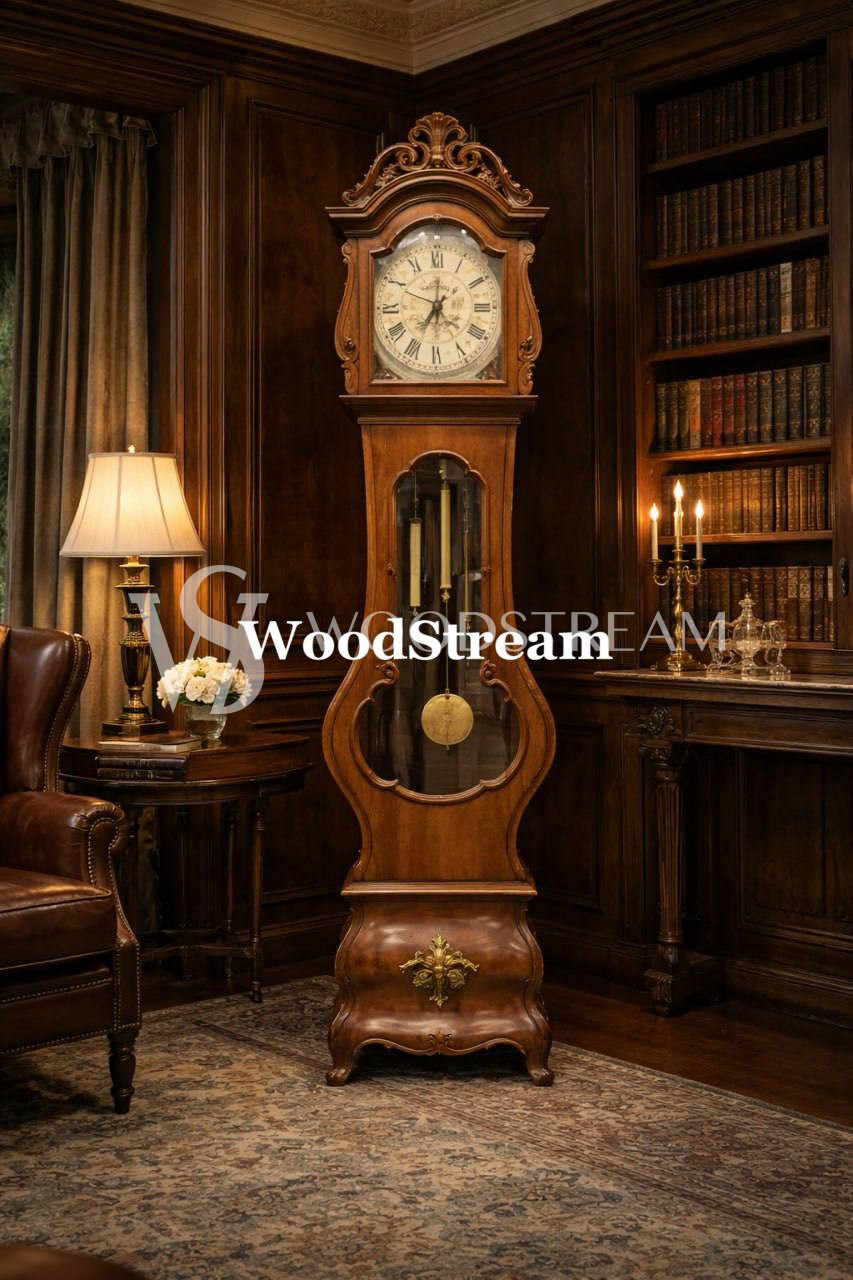 Часы напольные винтажные