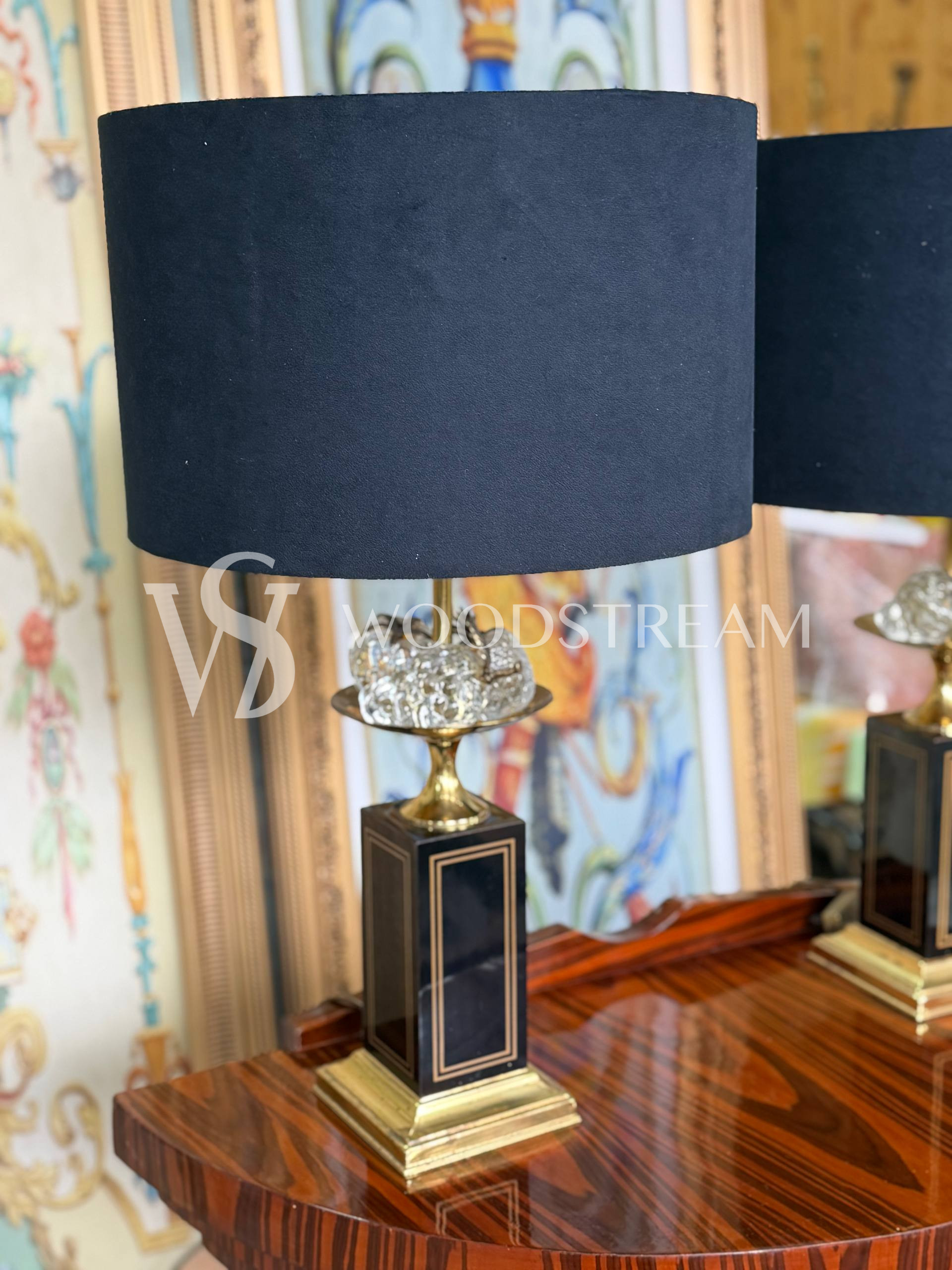 Лампа настольная винтажная 2 штуки