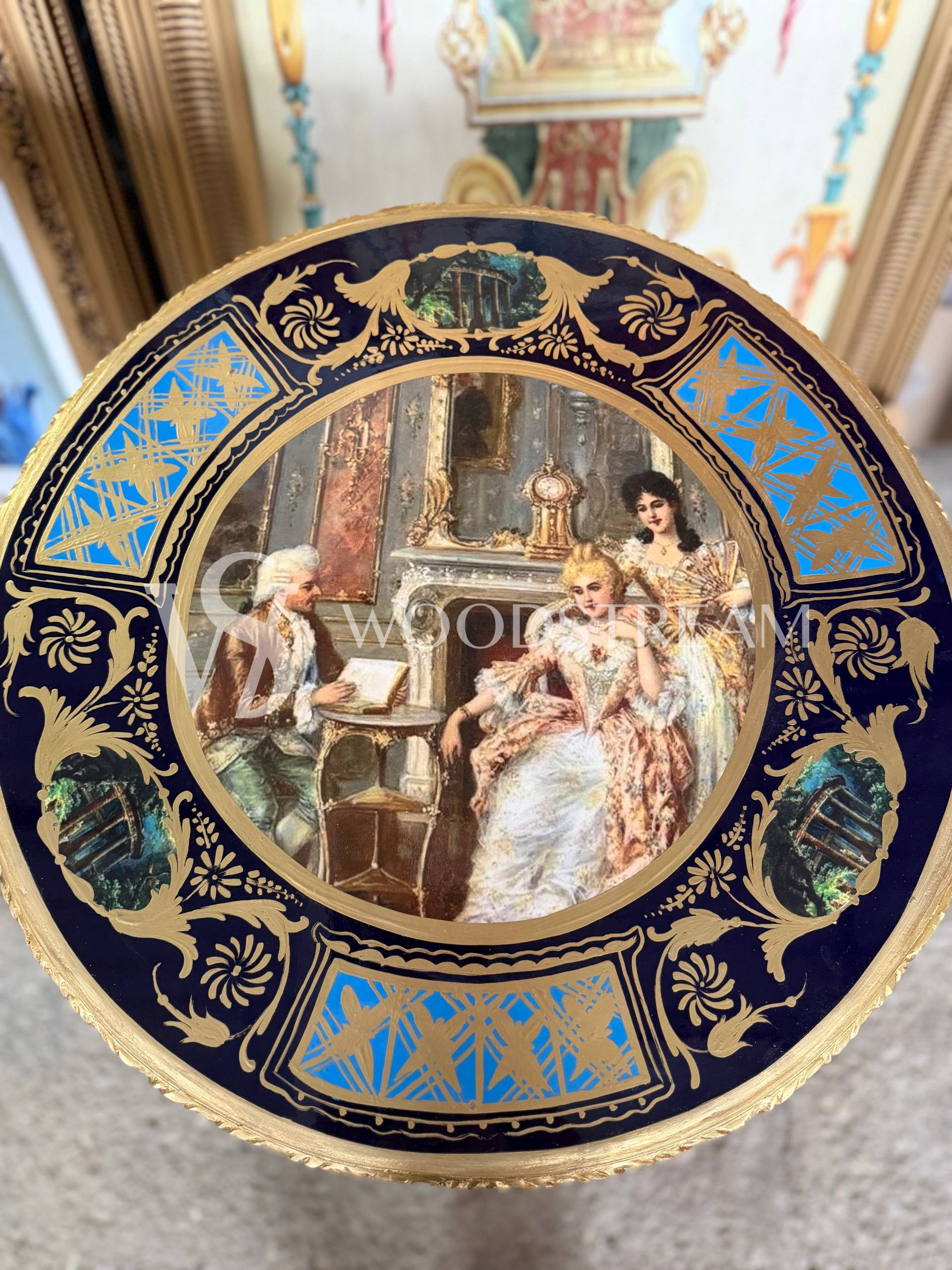 Стол/Подставка в стиле венецианского барокко с путти 2 штуки