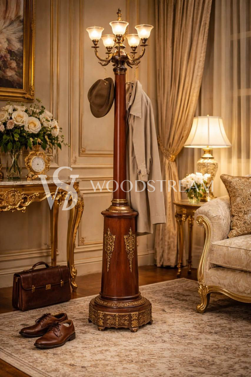 Вешалка напольная в стиле ампир