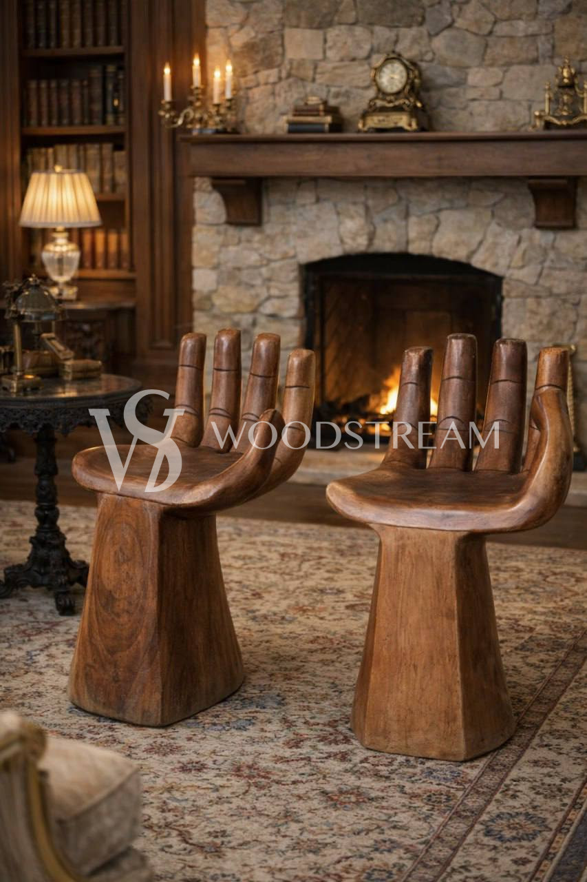 Декоративный элемент/Стул в форме рук 2 штуки