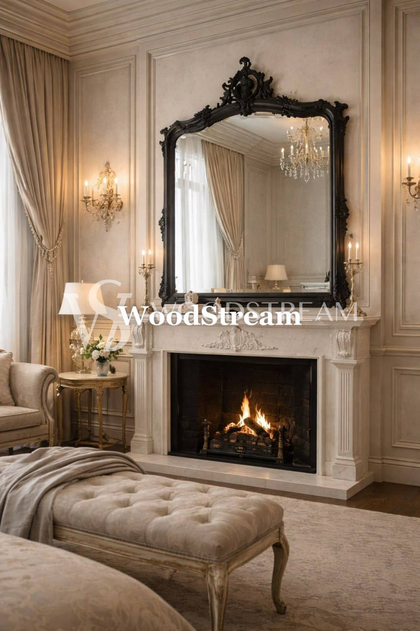 Зеркало настенное в стиле Людовика XV