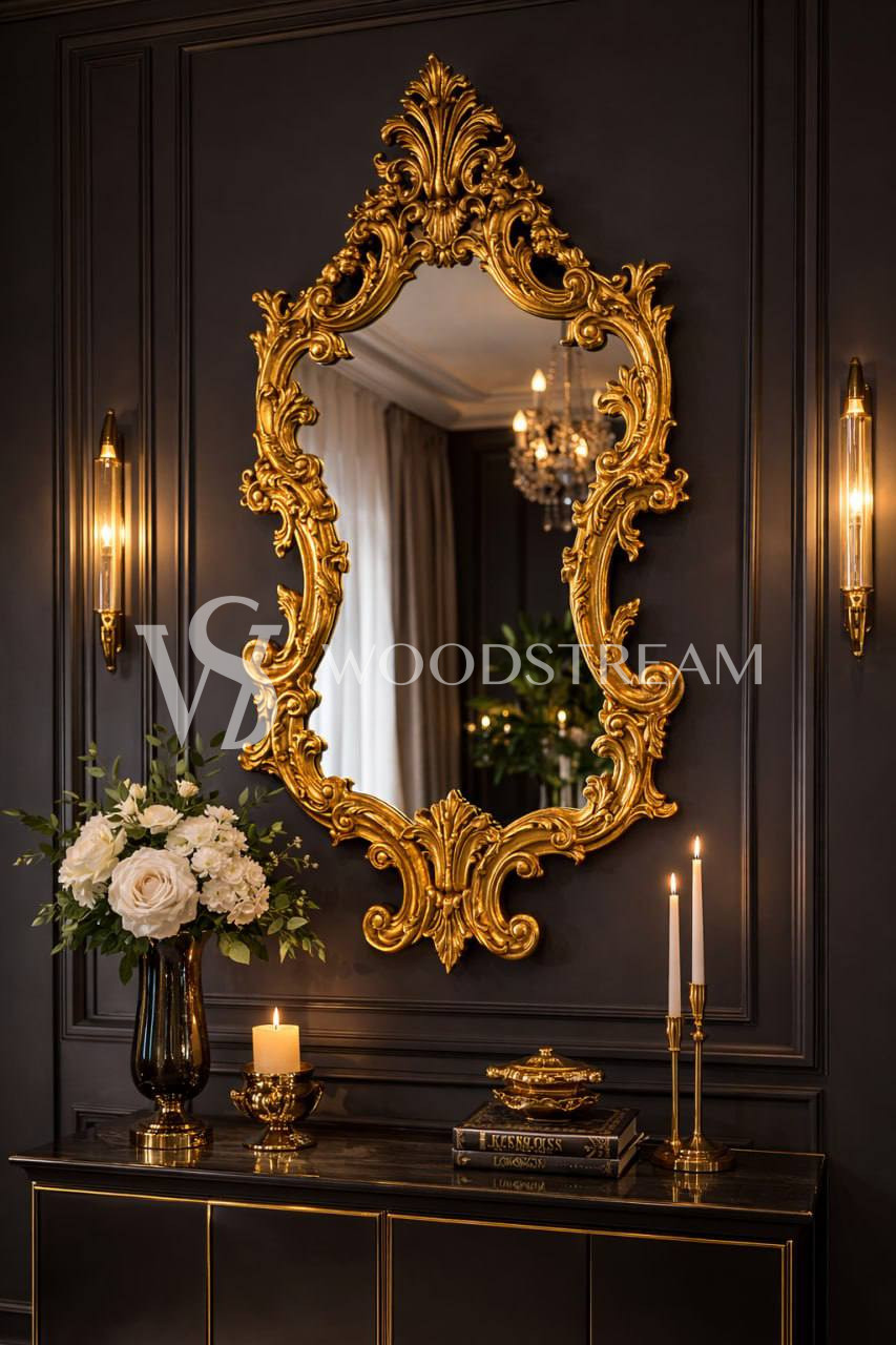 Зеркало настенное в стиле барокко