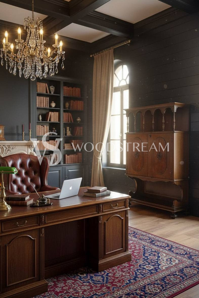 Шкаф с полкой винтажный