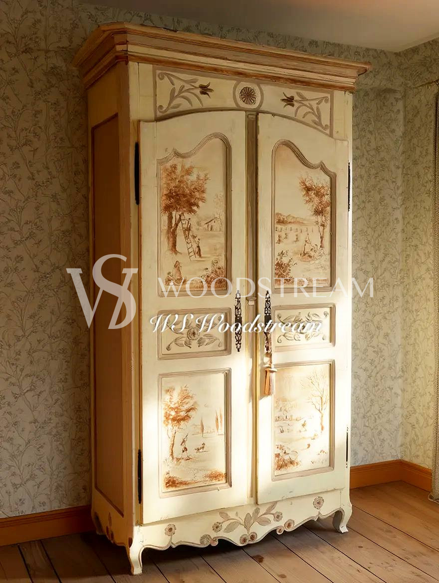 Шкаф платяной в стиле венецианского барокко