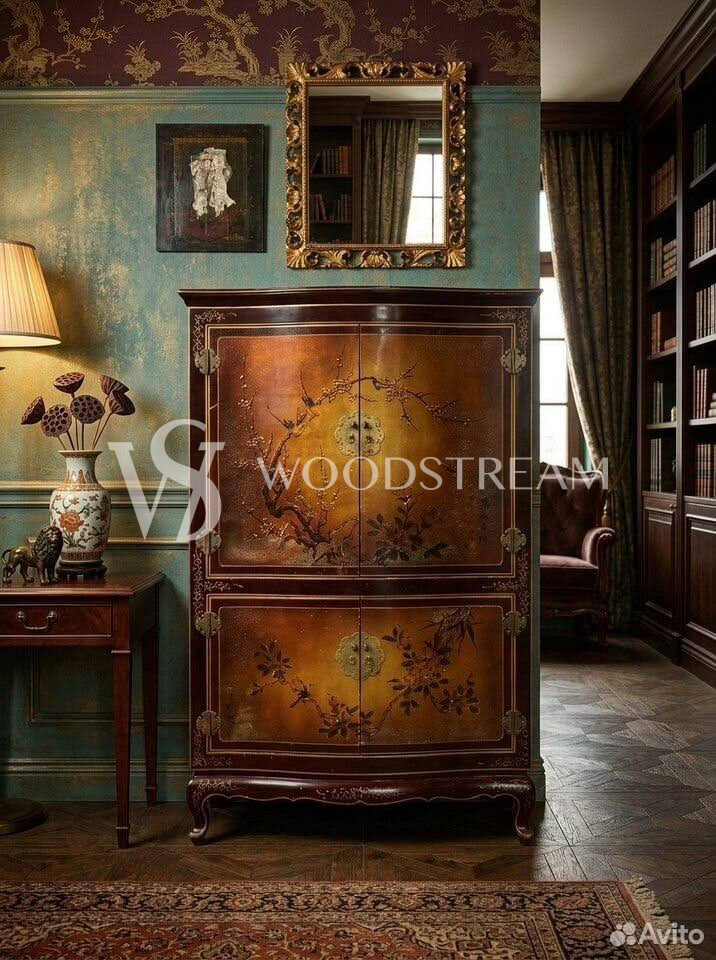 Шкаф в стиле шинуазри