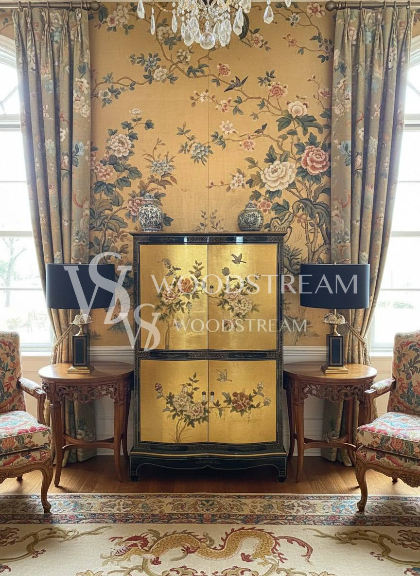 Шкаф в стиле шинуазри
