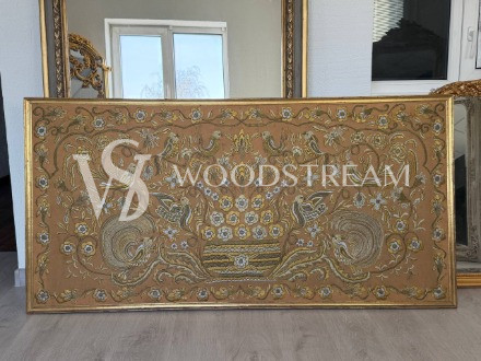 Картина/Вышивка шелком винтажная