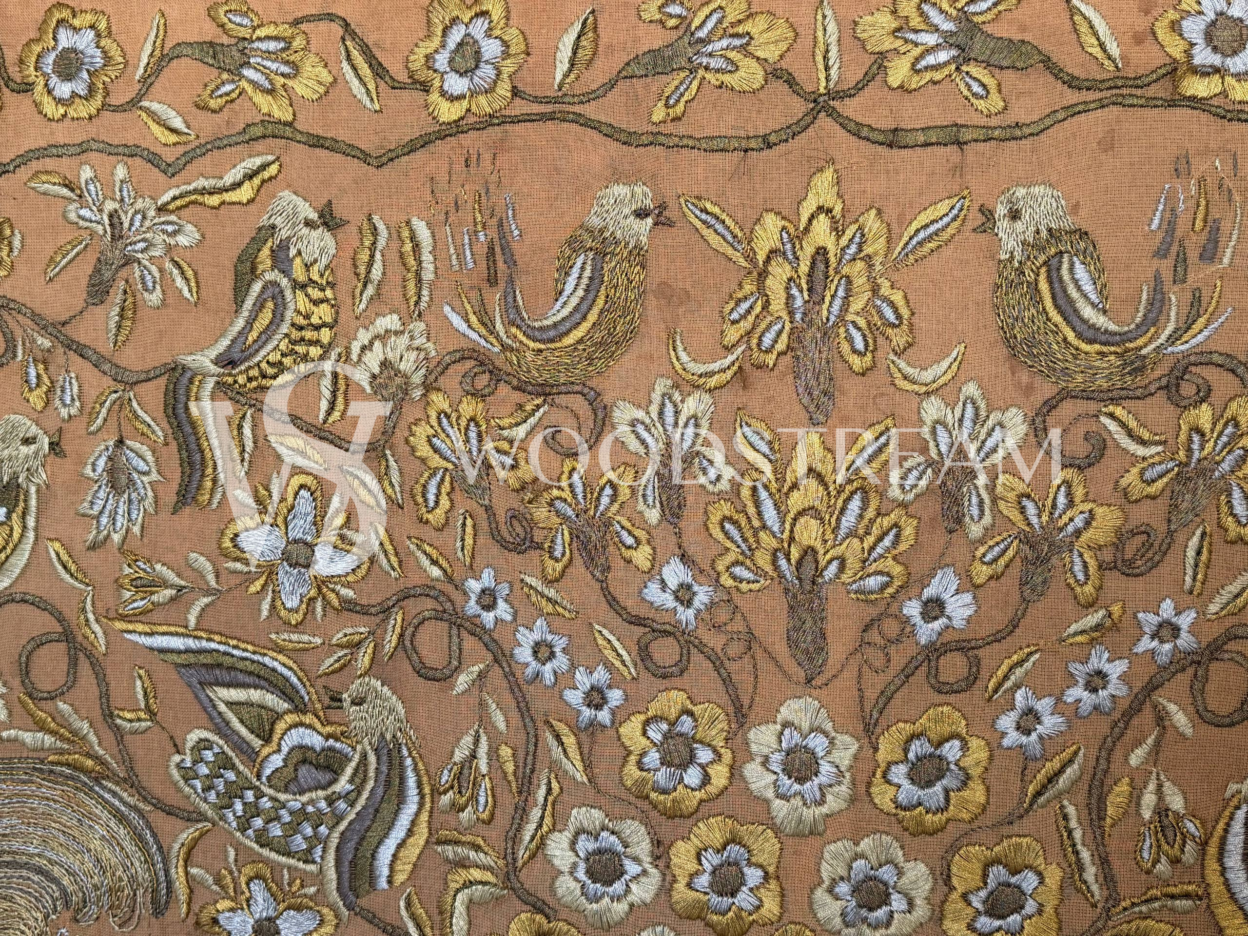 Картина/Вышивка шелком винтажная