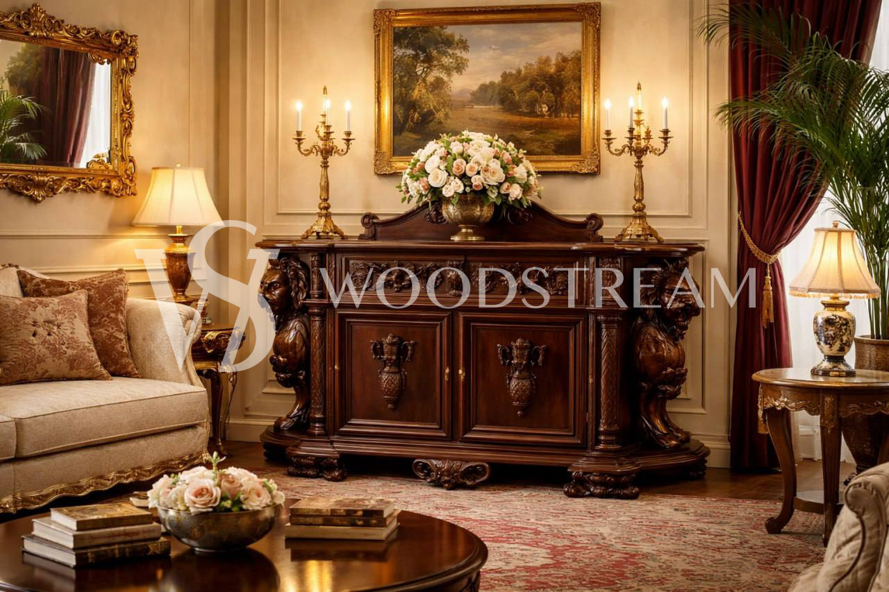 Комод/Тумба/Поставец в охотничьем стиле