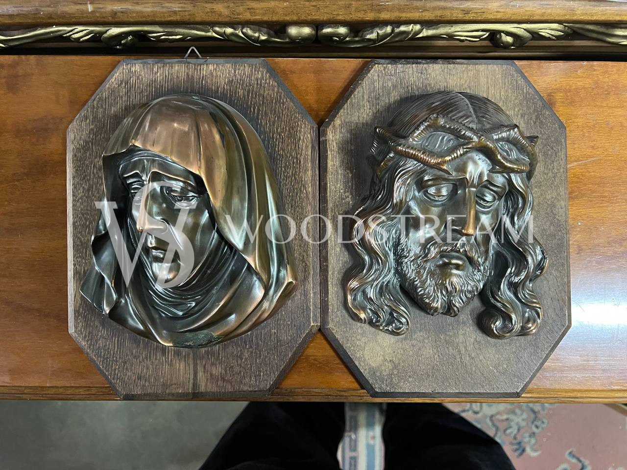 Картина/Барельеф на религиозный сюжет 2 штуки