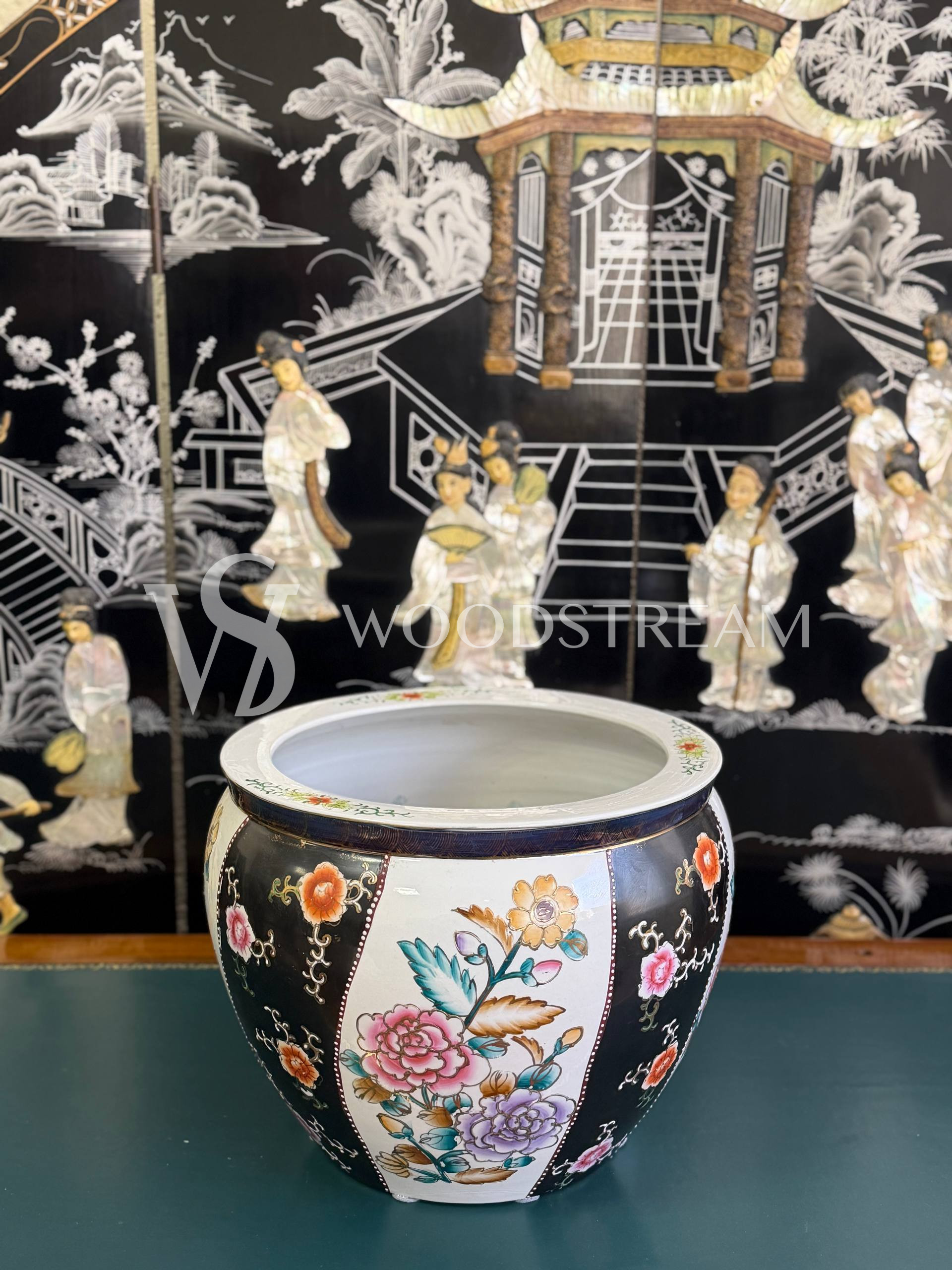 Кашпо/Вазон в стиле шинуазри