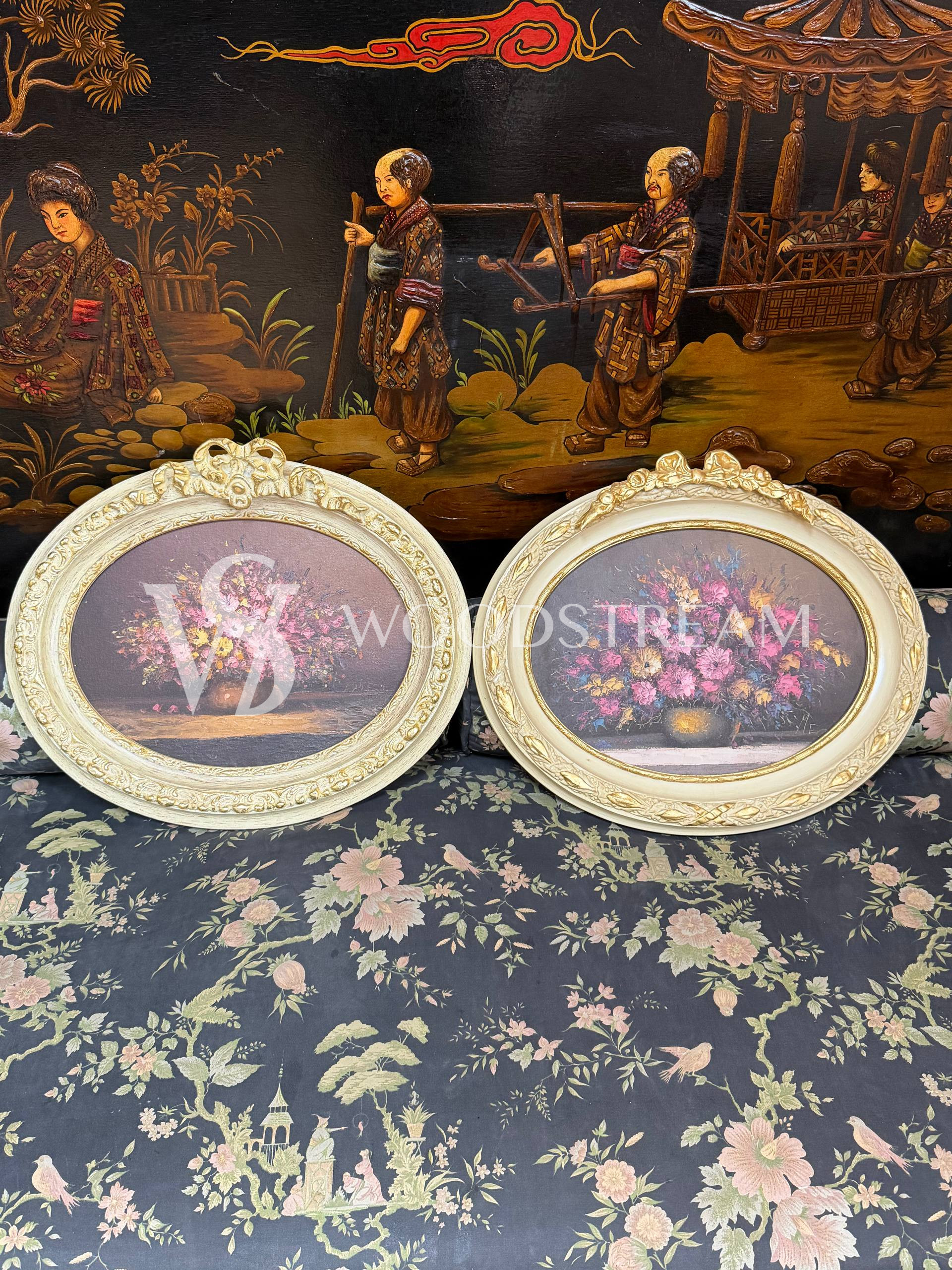 Картина в стиле Людовика XVI Цветы