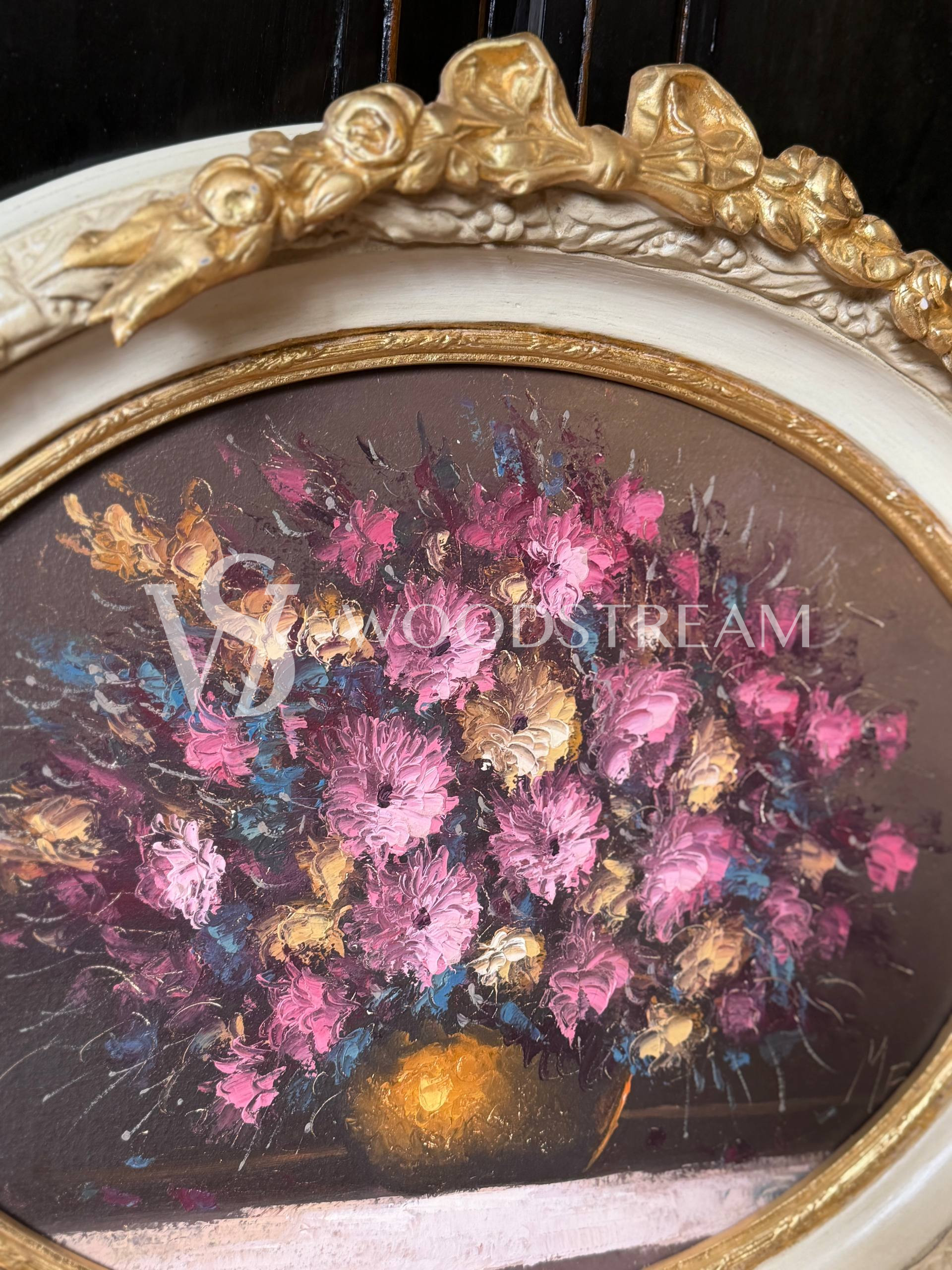 Картина в стиле Людовика XVI Цветы