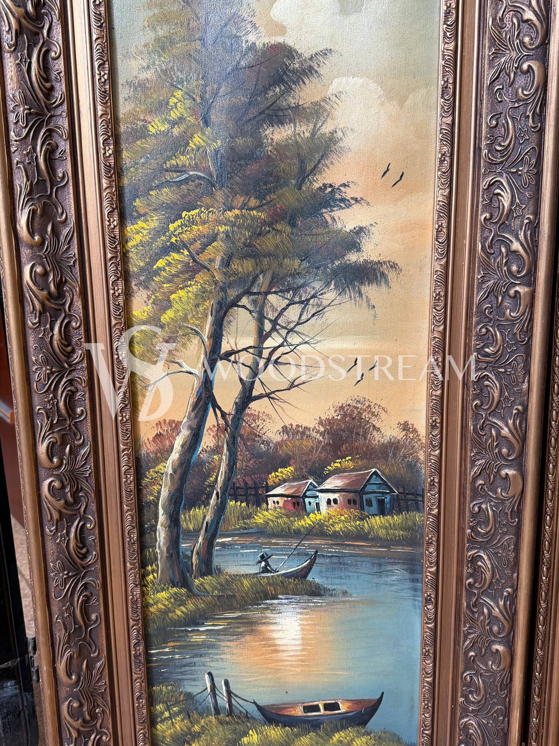 Картина винтажная Пейзаж 2 штуки