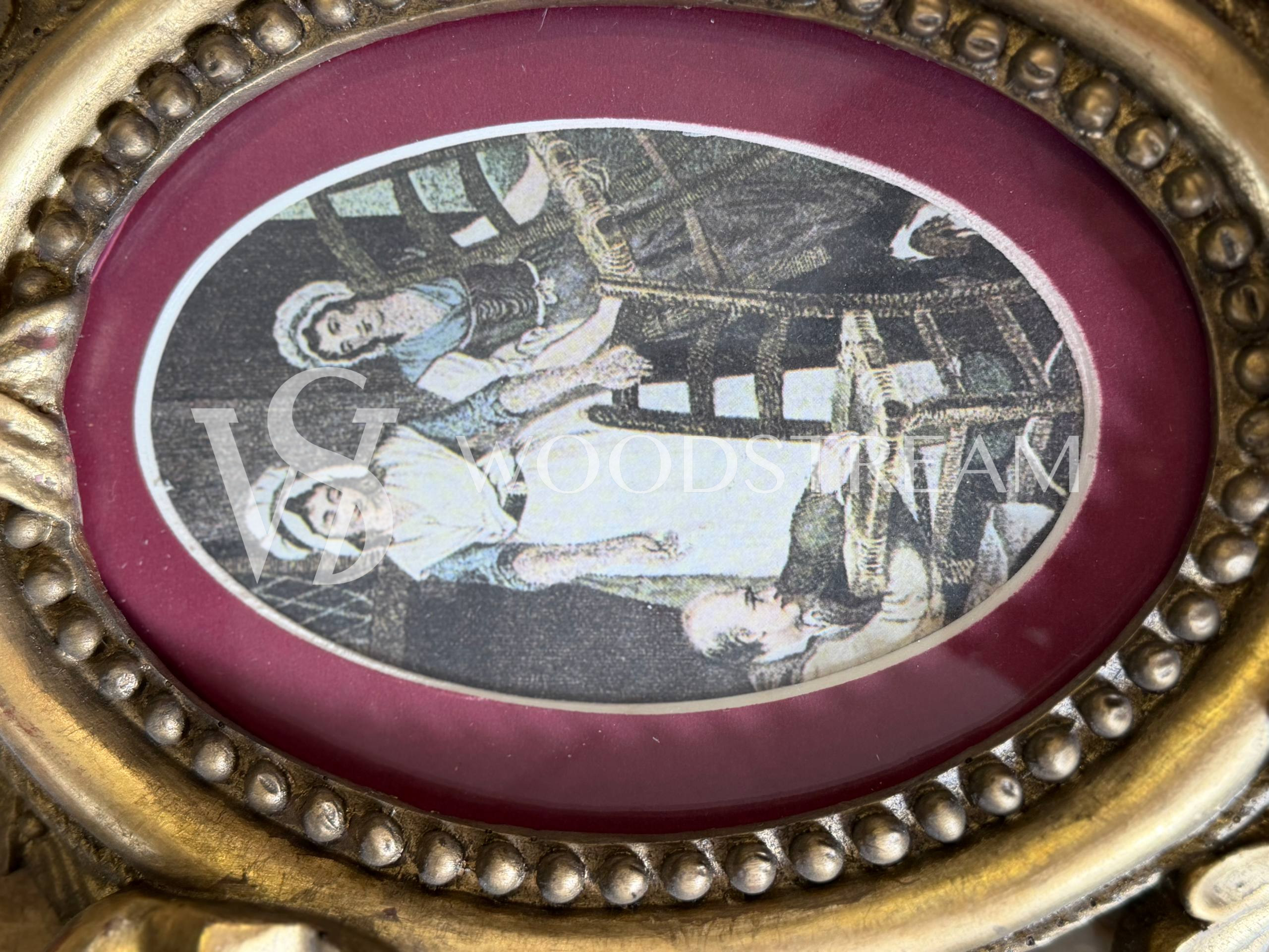 Декоративный элемент/Картина/Миниатюра/Печать в стиле Людовика XVI