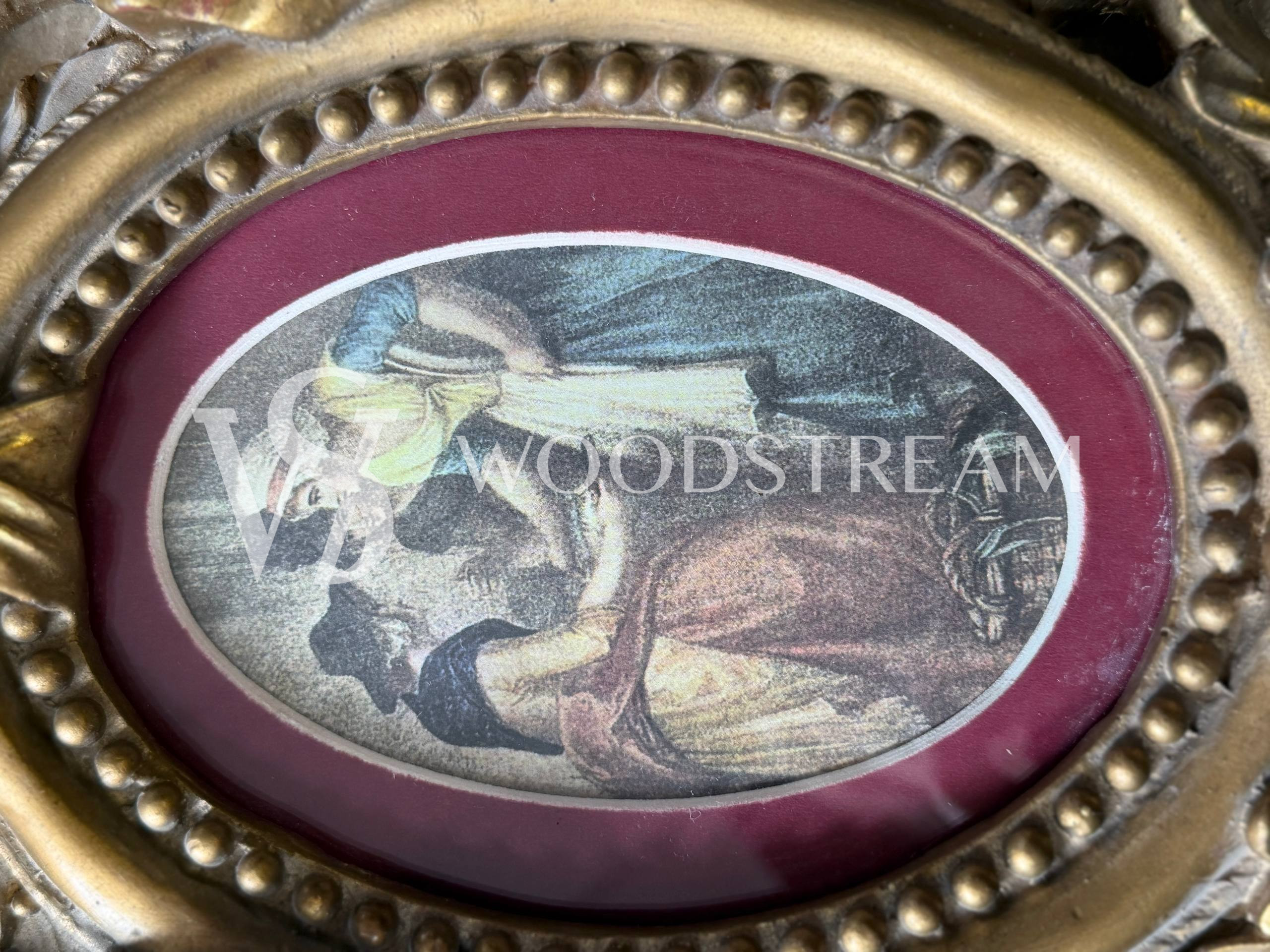 Декоративный элемент/Картина/Миниатюра/Печать в стиле Людовика XVI