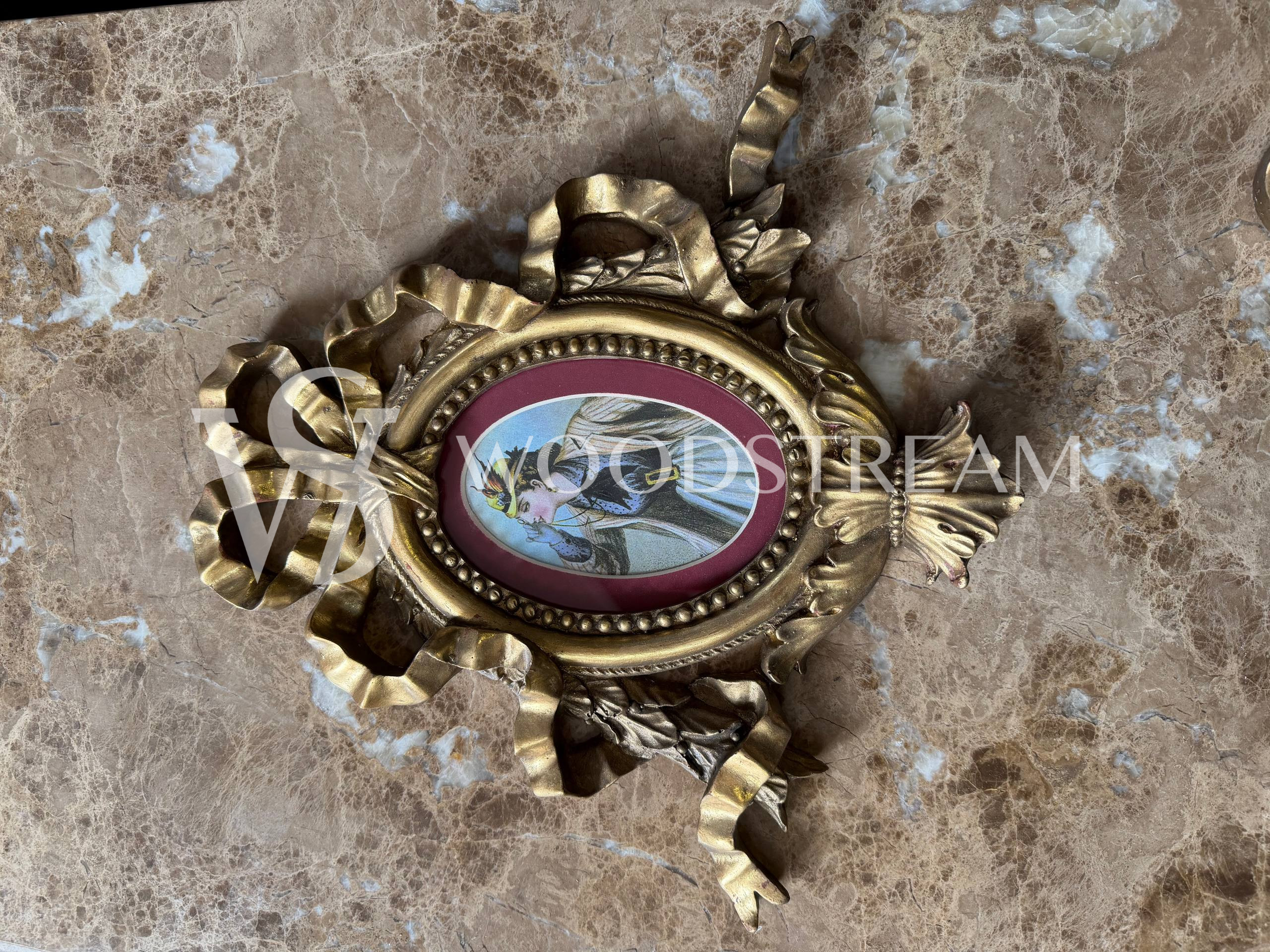 Декоративный элемент/Картина/Миниатюра/Печать в стиле Людовика XVI 2 штуки