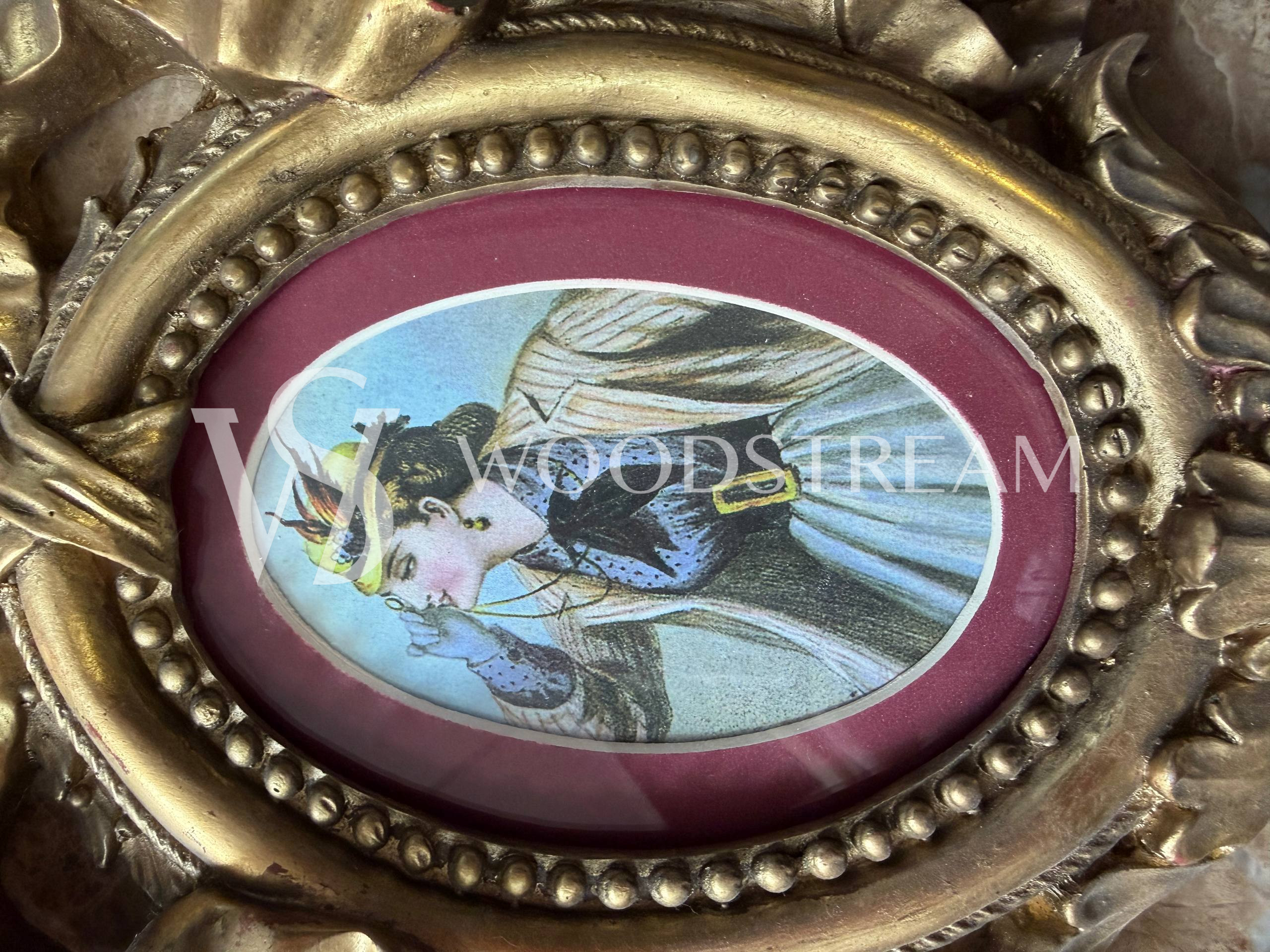 Декоративный элемент/Картина/Миниатюра/Печать в стиле Людовика XVI 2 штуки