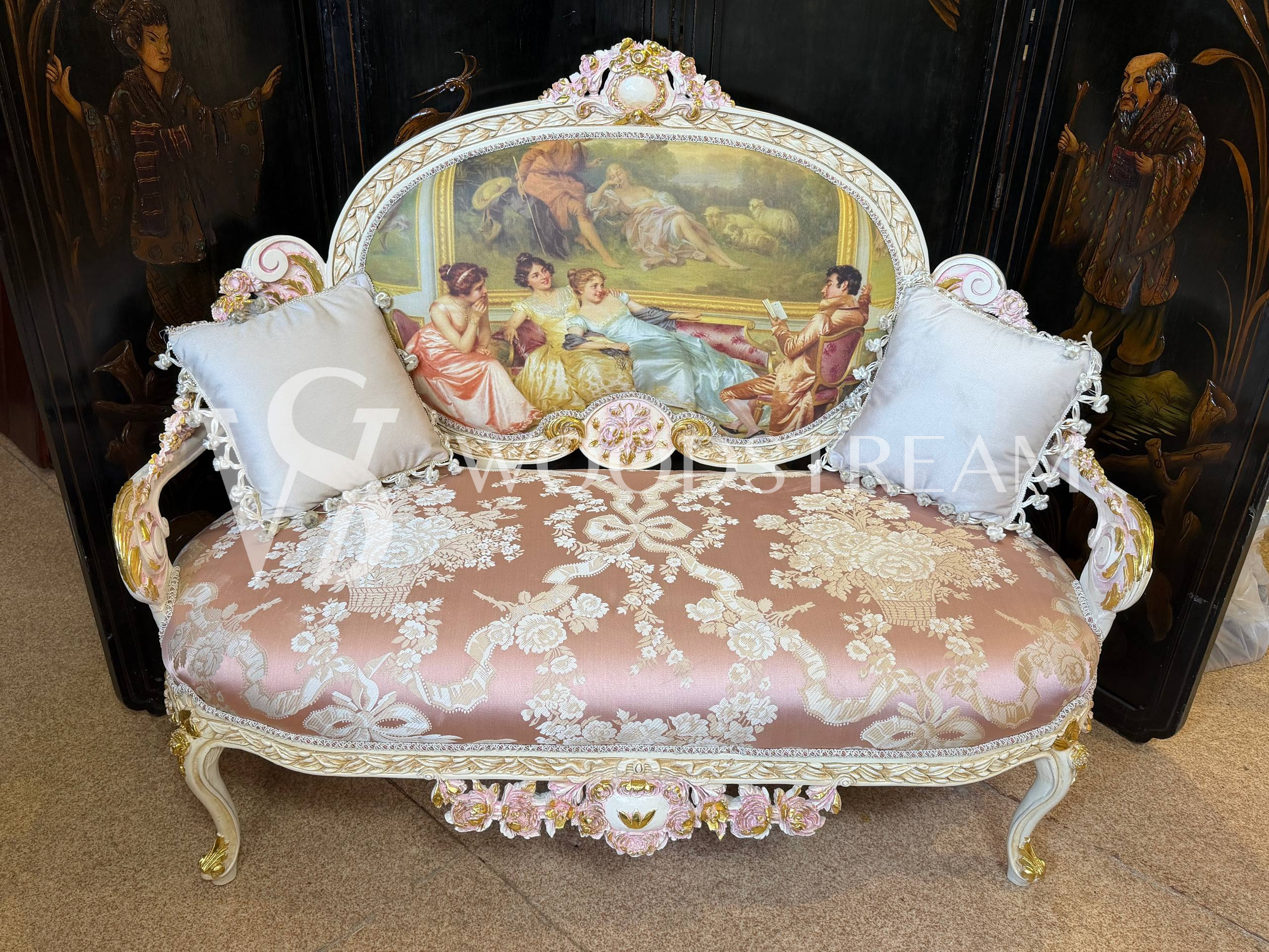 Диван/Софа/Канапе в стиле венецианского барокко