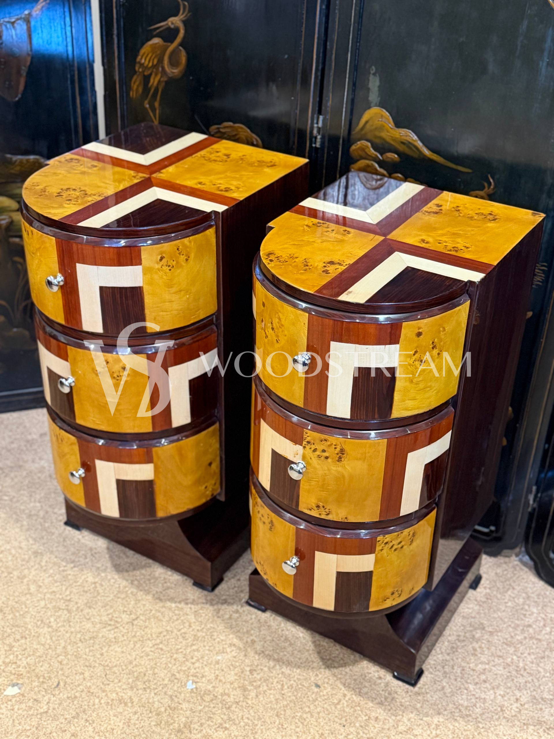 Комод/Тумба с геометрическим рисунком 2 штуки