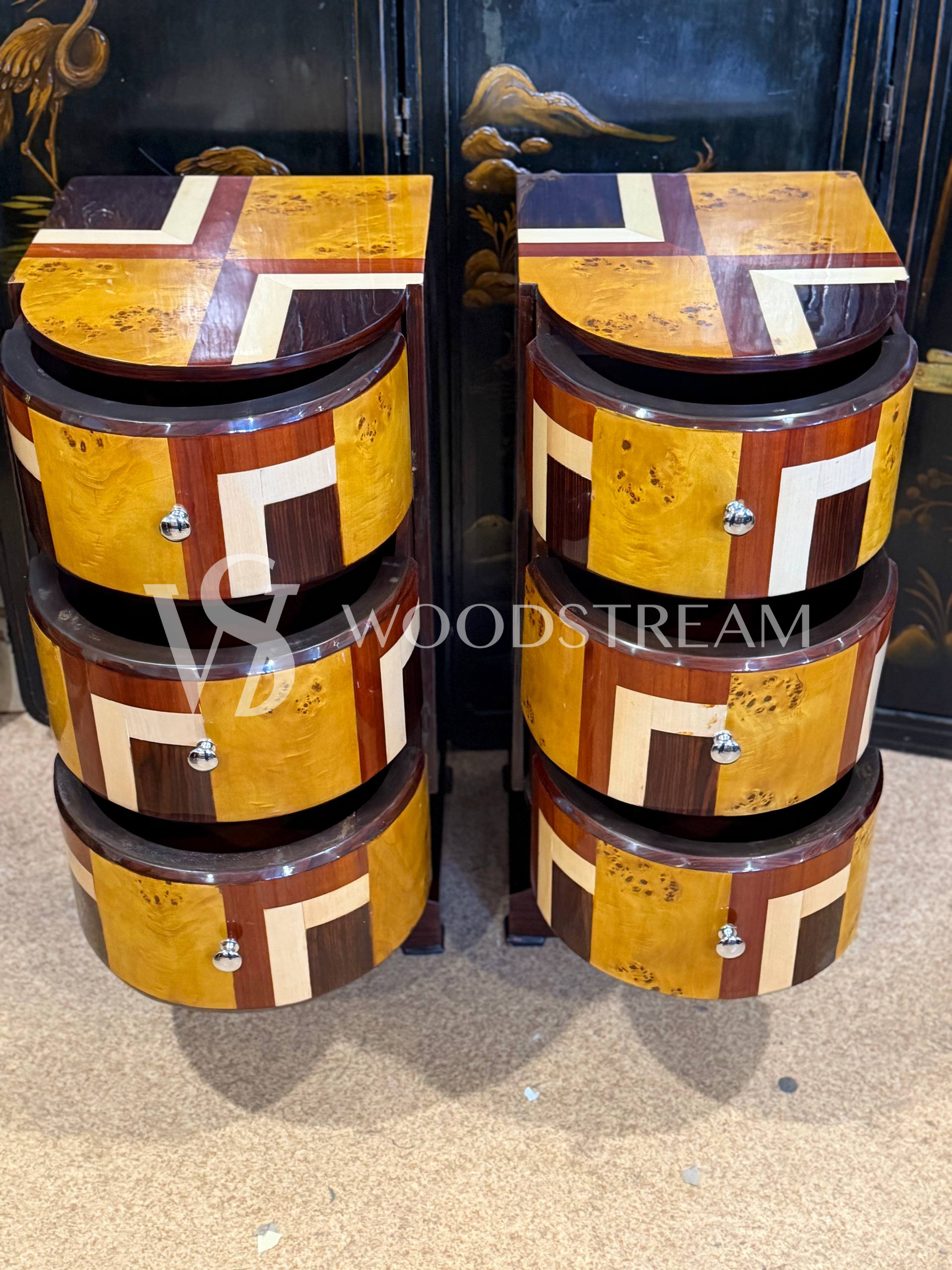 Комод/Тумба с геометрическим рисунком 2 штуки