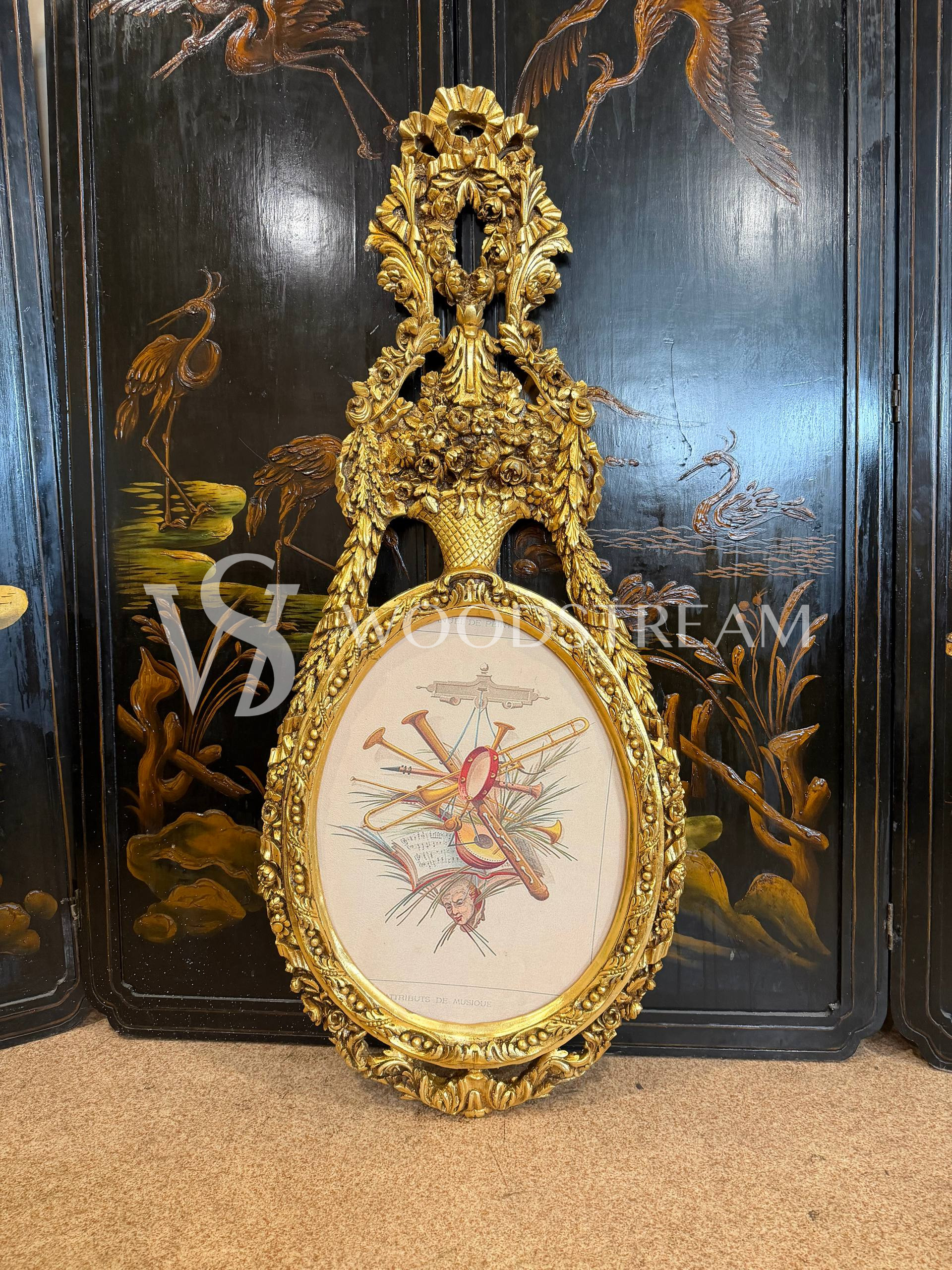 Декоративный элемент/Медальон/Картина в стиле Людовика XVI