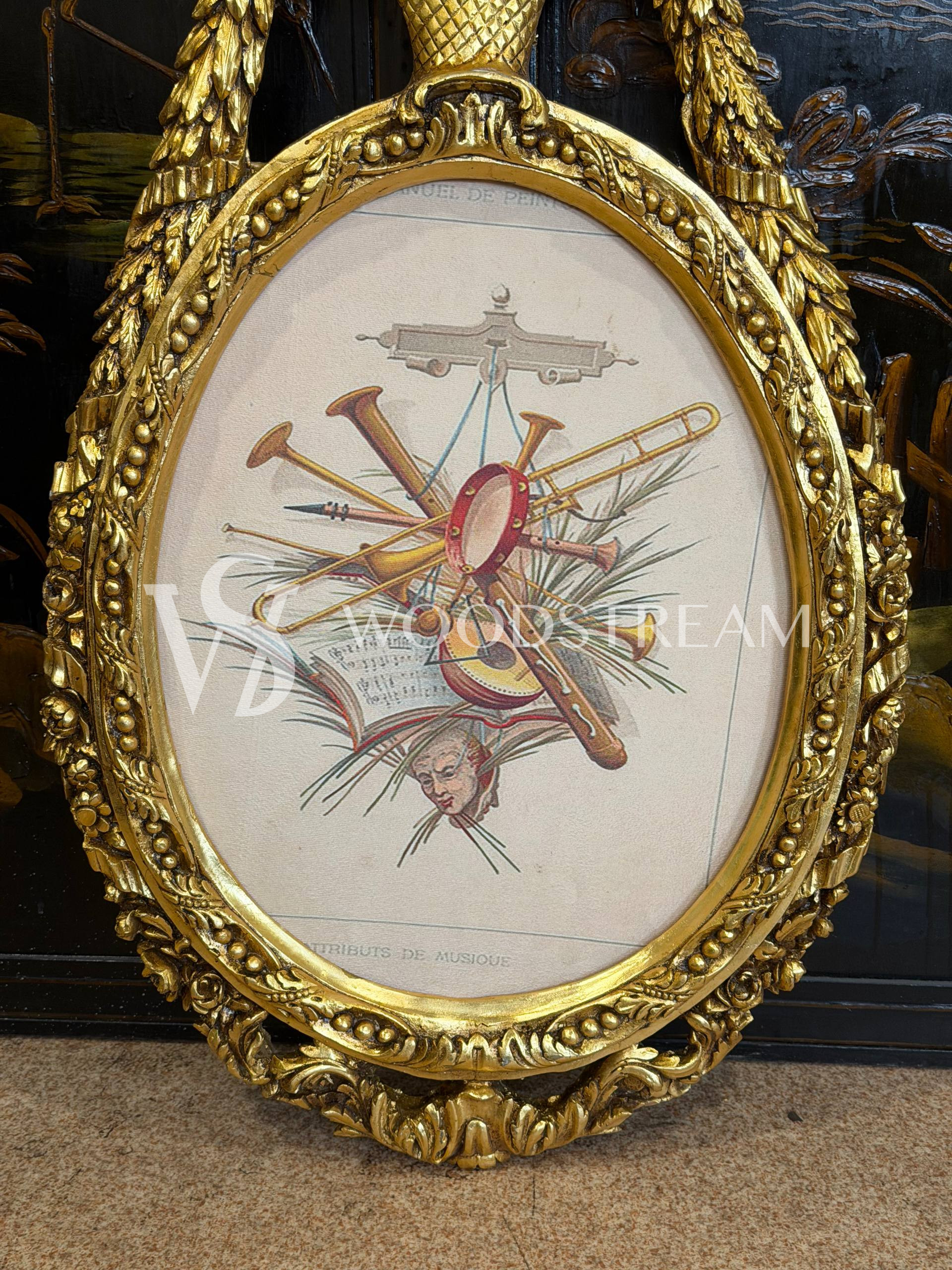 Декоративный элемент/Медальон/Картина в стиле Людовика XVI