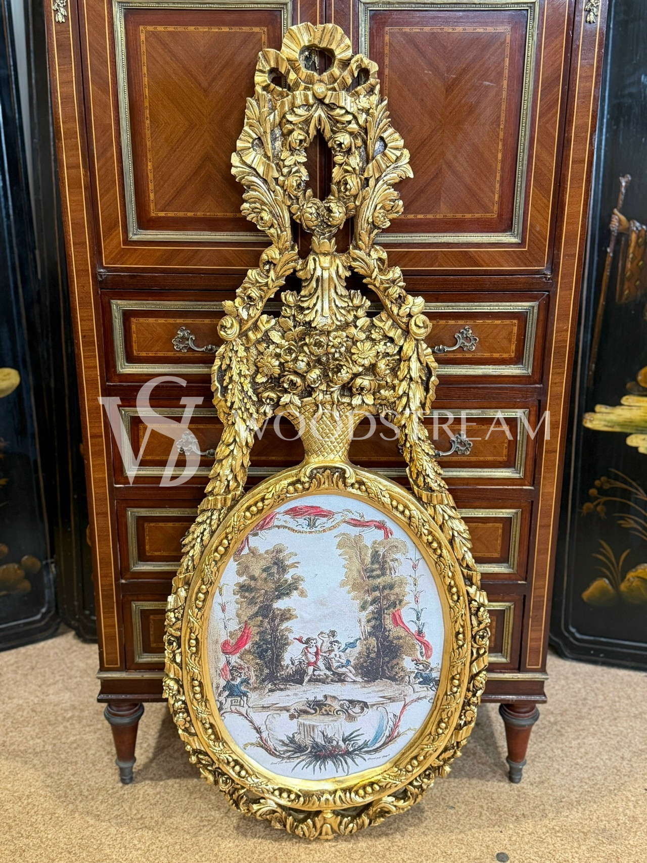 Декоративный элемент/Медальон/Картина в стиле Людовика XVI