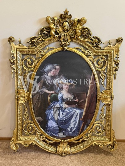 Картина в раме в стиле венецианского барокко