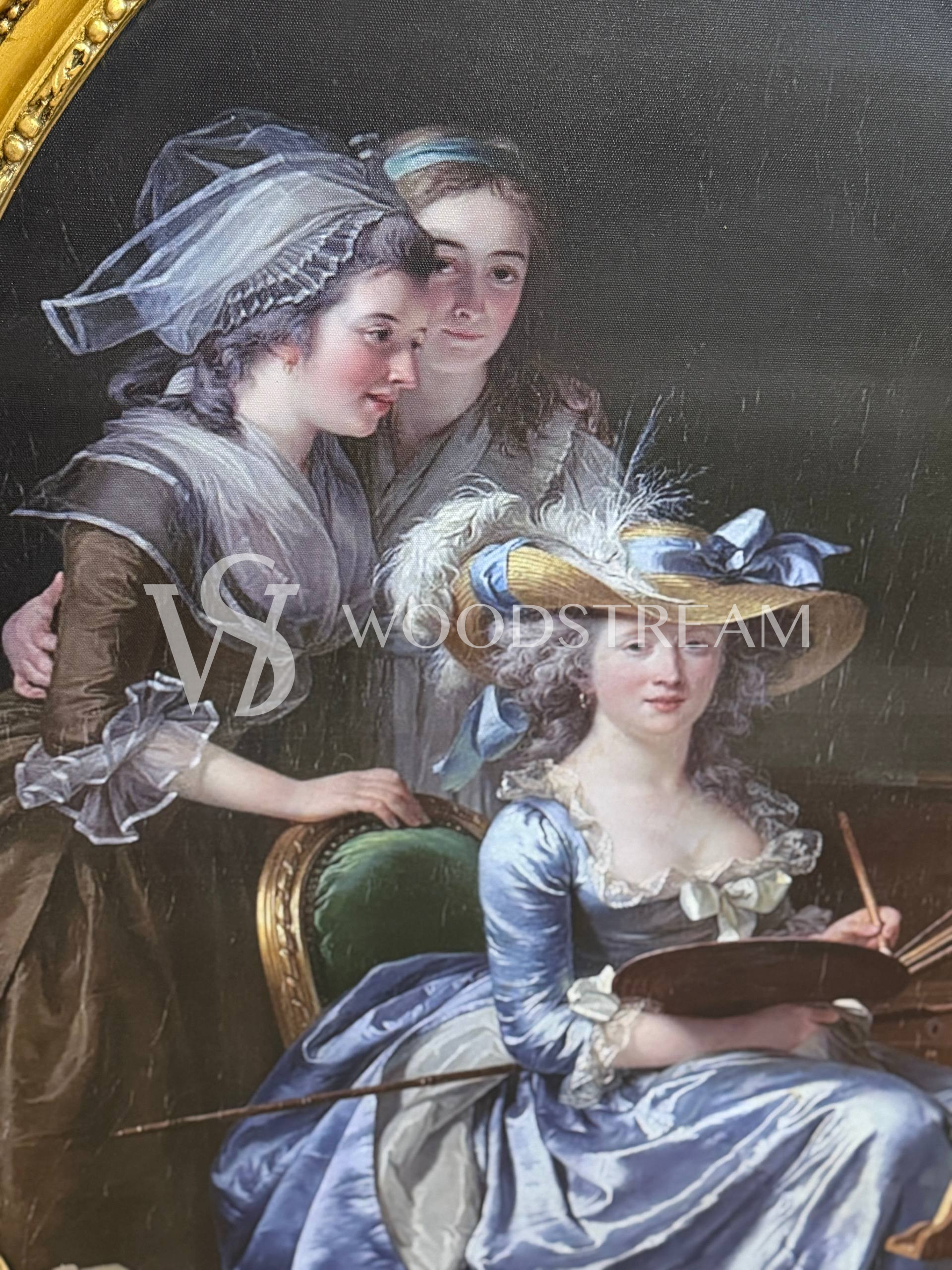 Картина в раме в стиле венецианского барокко