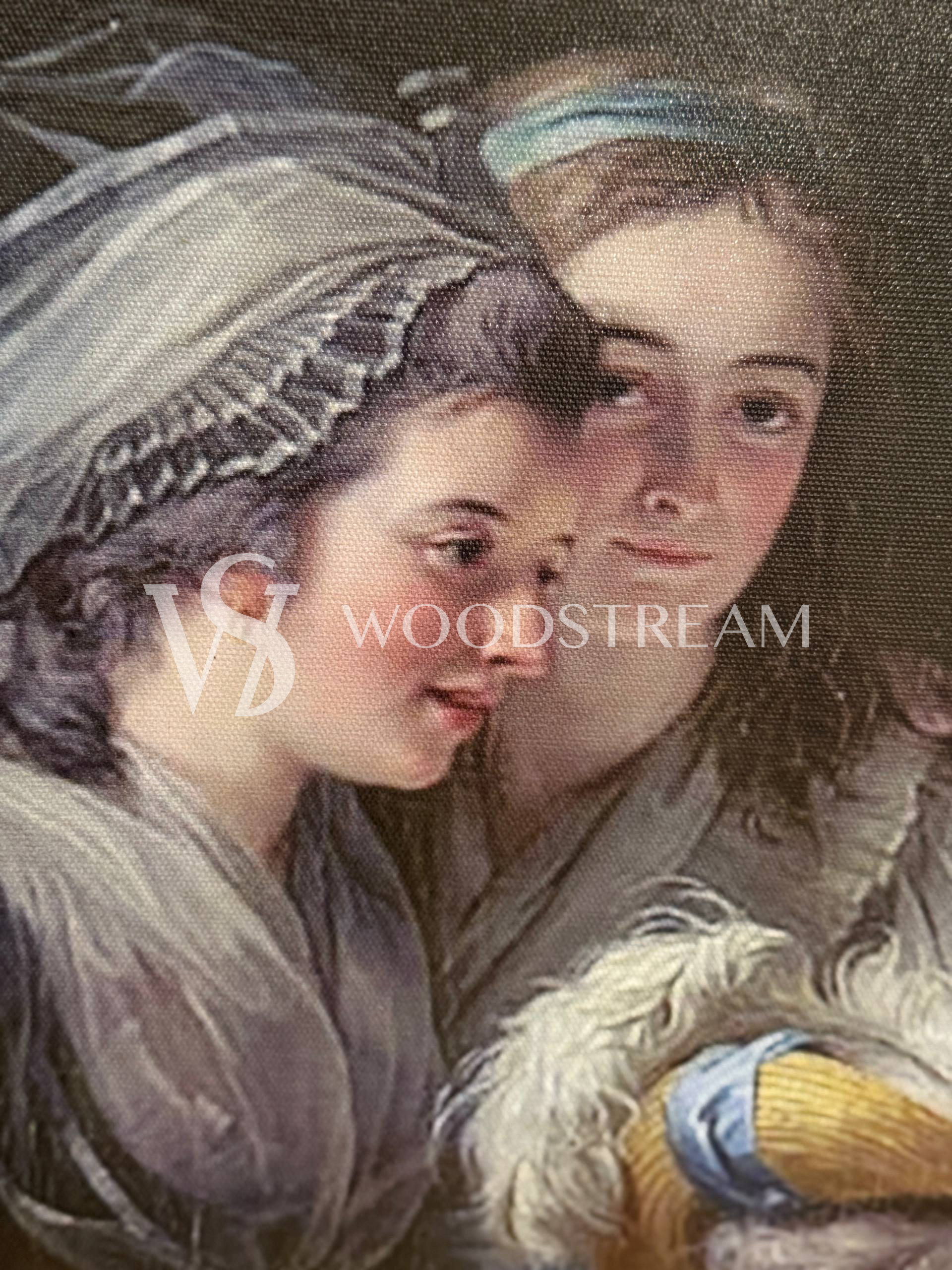 Картина в раме в стиле венецианского барокко